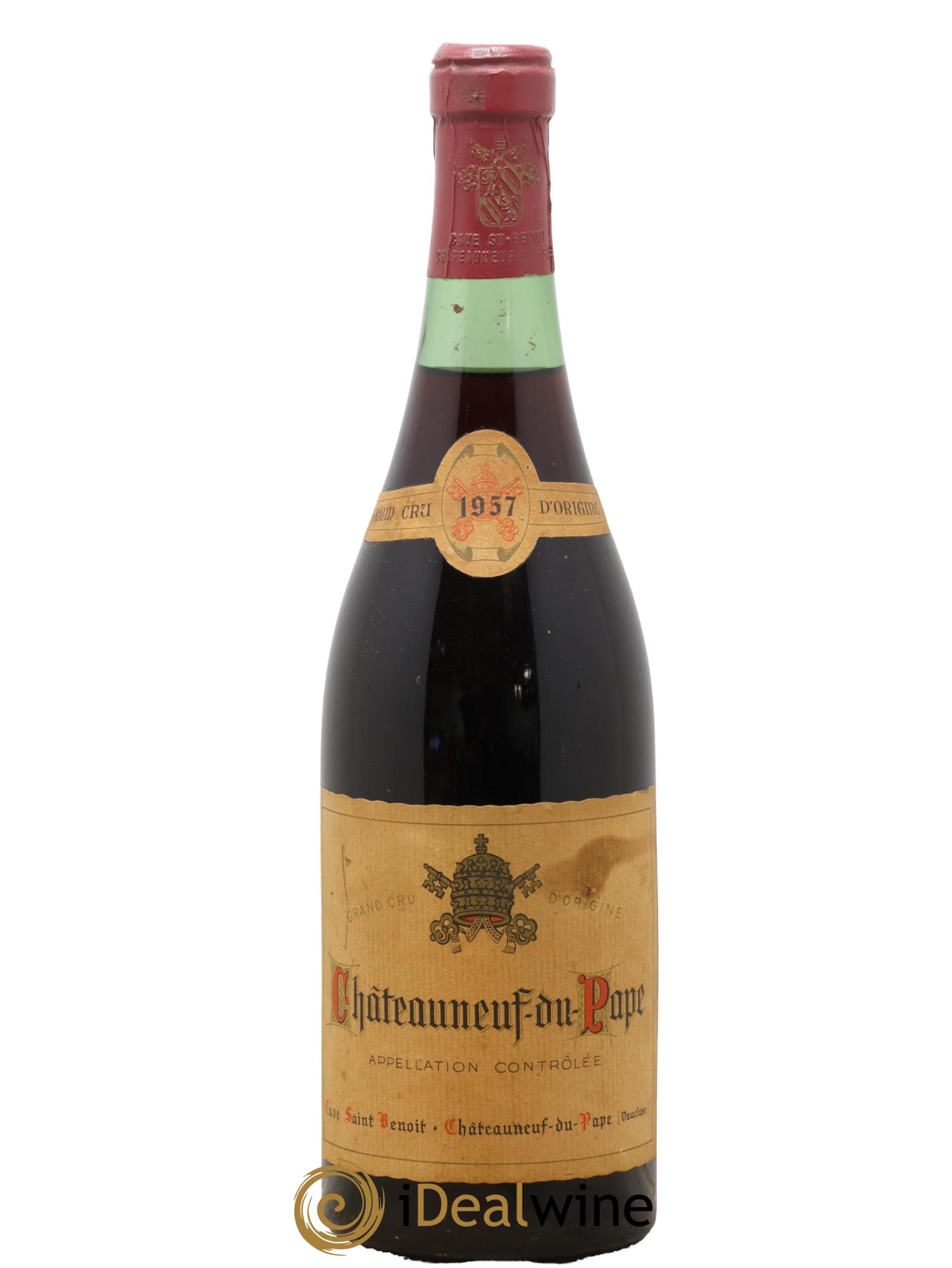 Château Pape Clément Cru Classé de Graves Caves St Benoit 1957 - Lot de 1 bouteille - 0