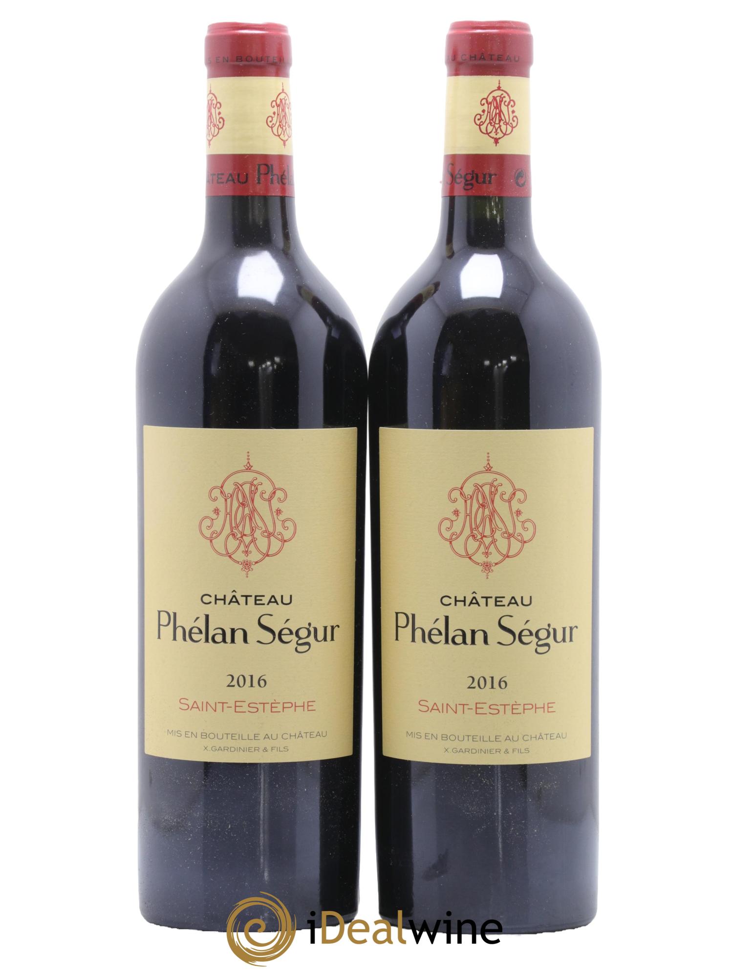 Château Phélan Ségur 2016 - Lotto di 2 bottiglie - 0