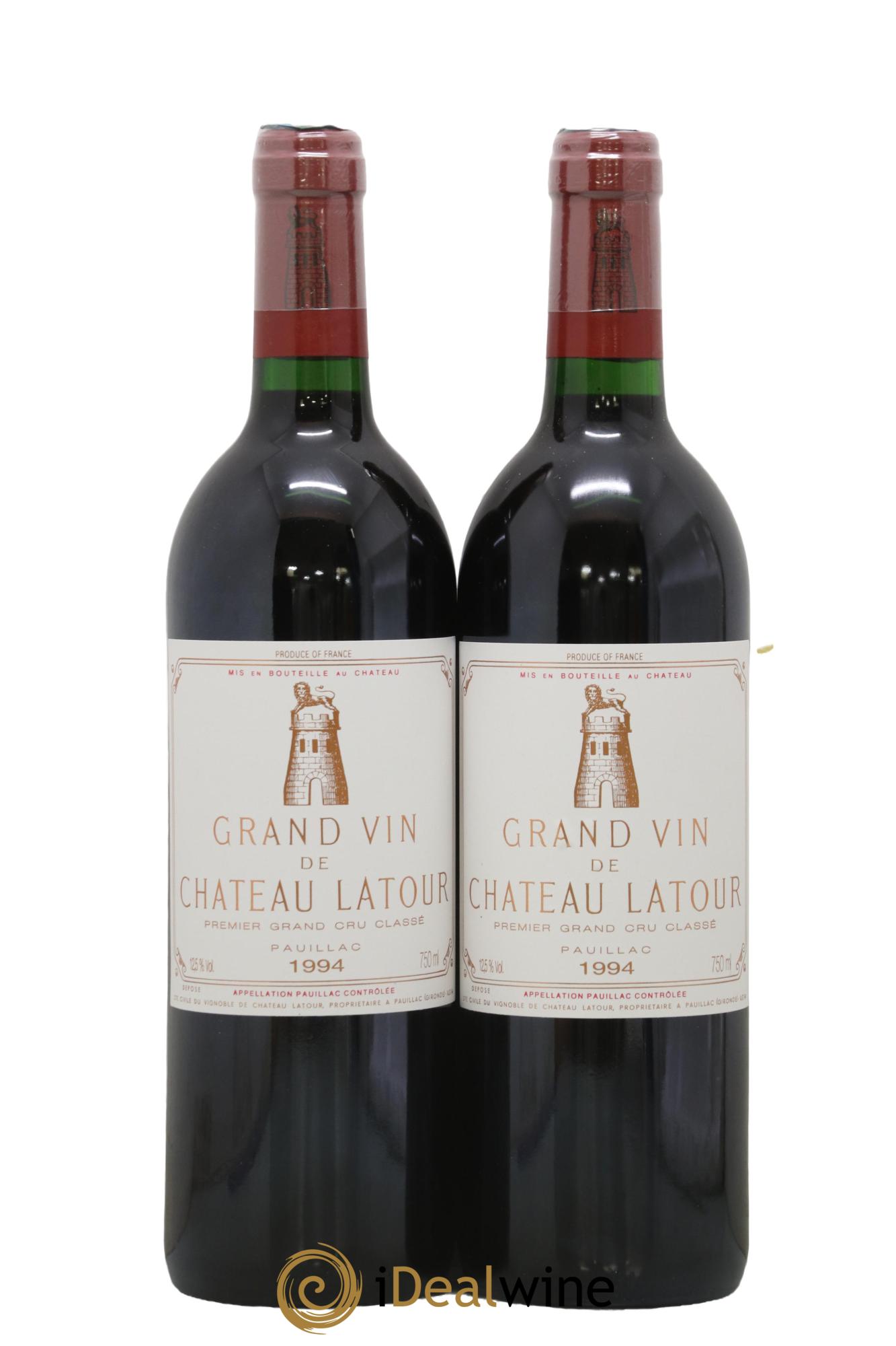 Château Latour 1er Grand Cru Classé 1994 - Lot of 2 bottles - 0