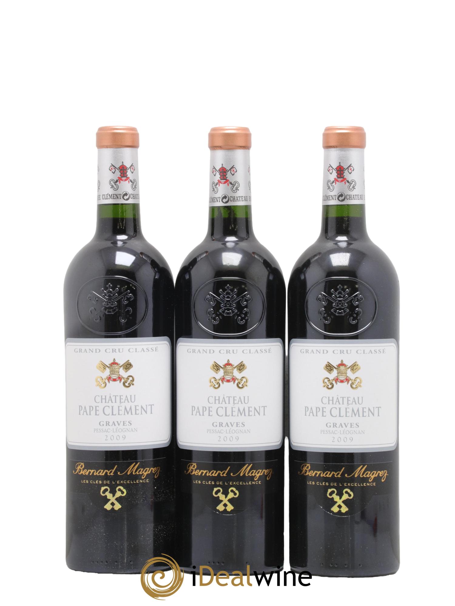 Château Pape Clément Cru Classé de Graves  2009 - Posten von 6 Flaschen - 1