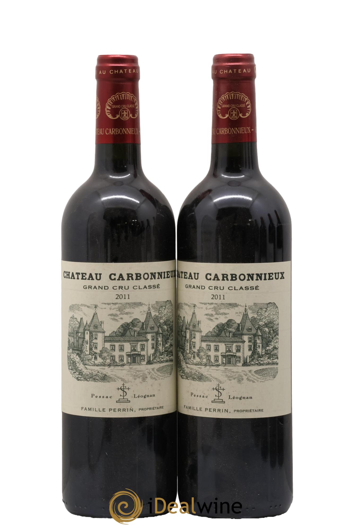 Château Carbonnieux Cru Classé de Graves 2011 - Posten von 2 Flaschen - 0