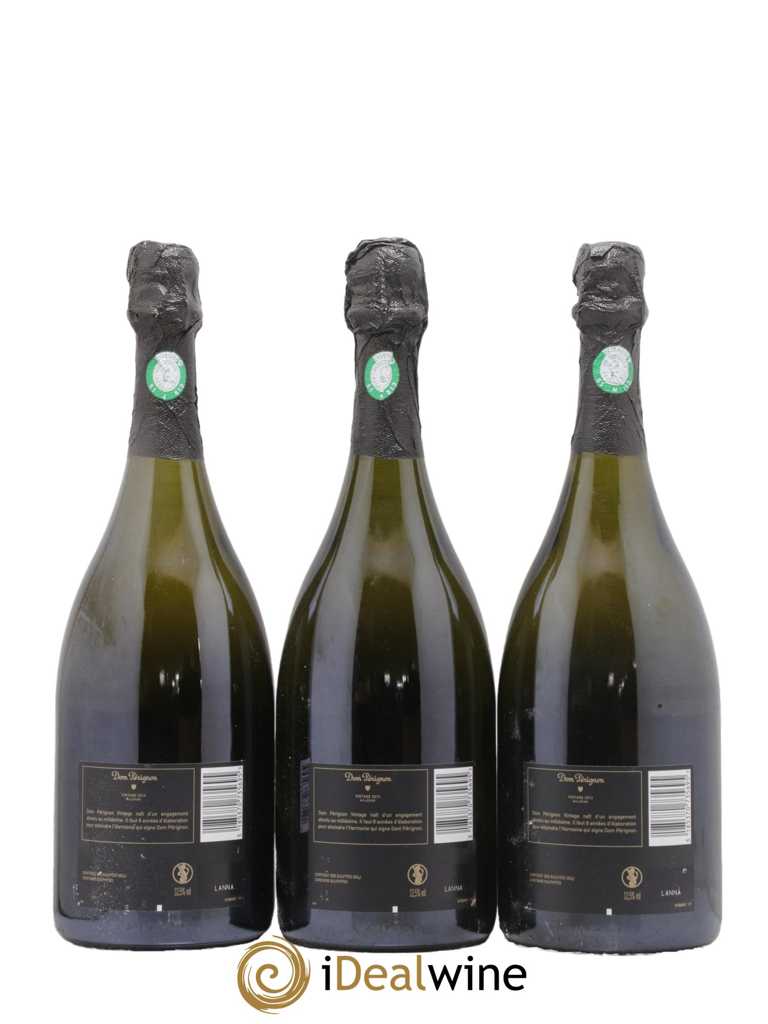Brut Dom Pérignon 2013 - Lot of 3 bottles - 1
