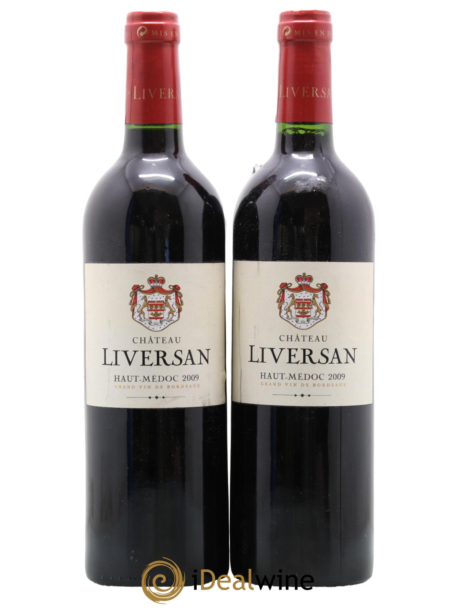 Château Liversan Cru Bourgeois 2009 - Lot de 2 bouteilles - 0