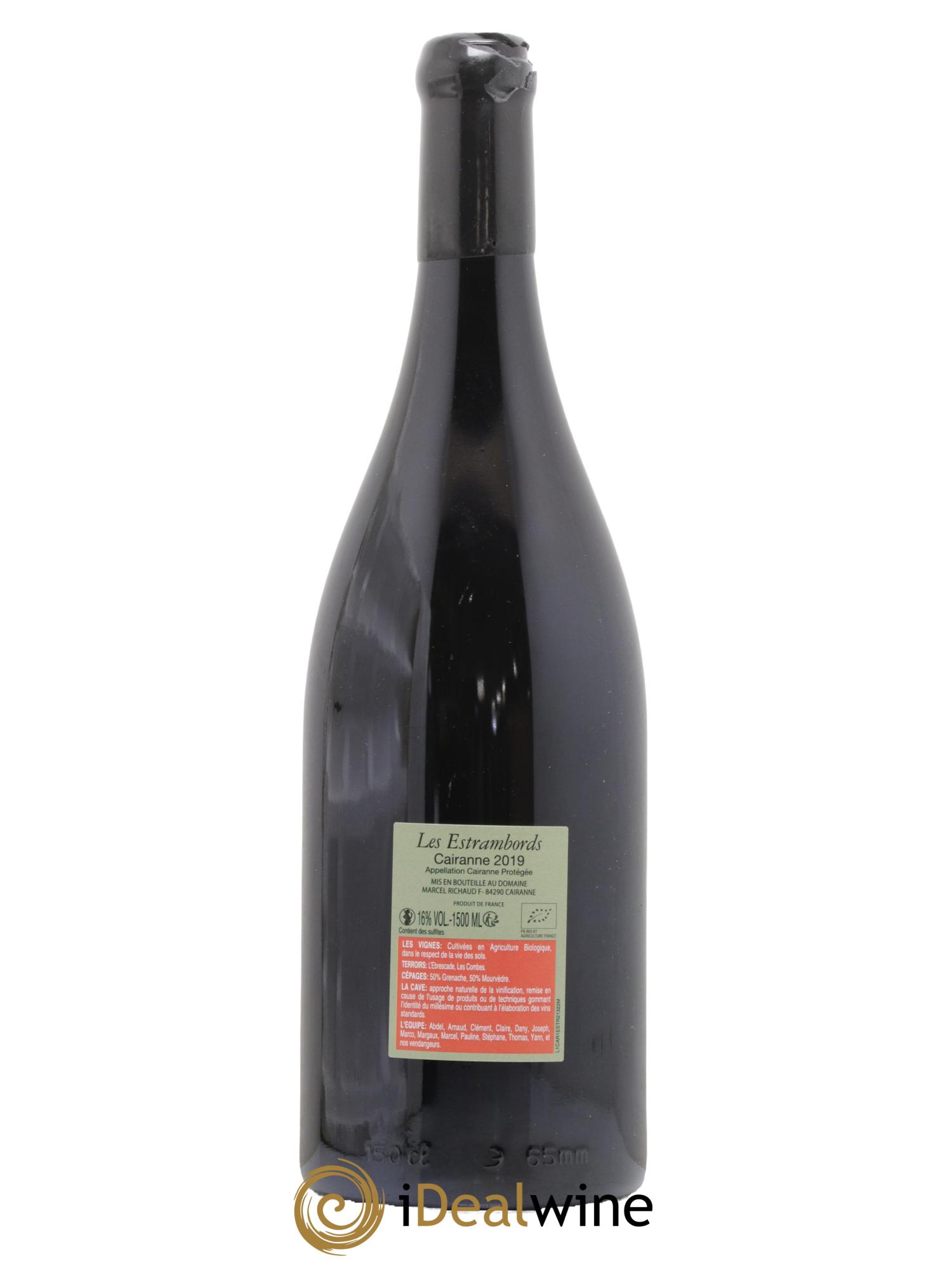 Cairanne Les Estrambords Marcel Richaud 2019 - Lot de 1 magnum - 1