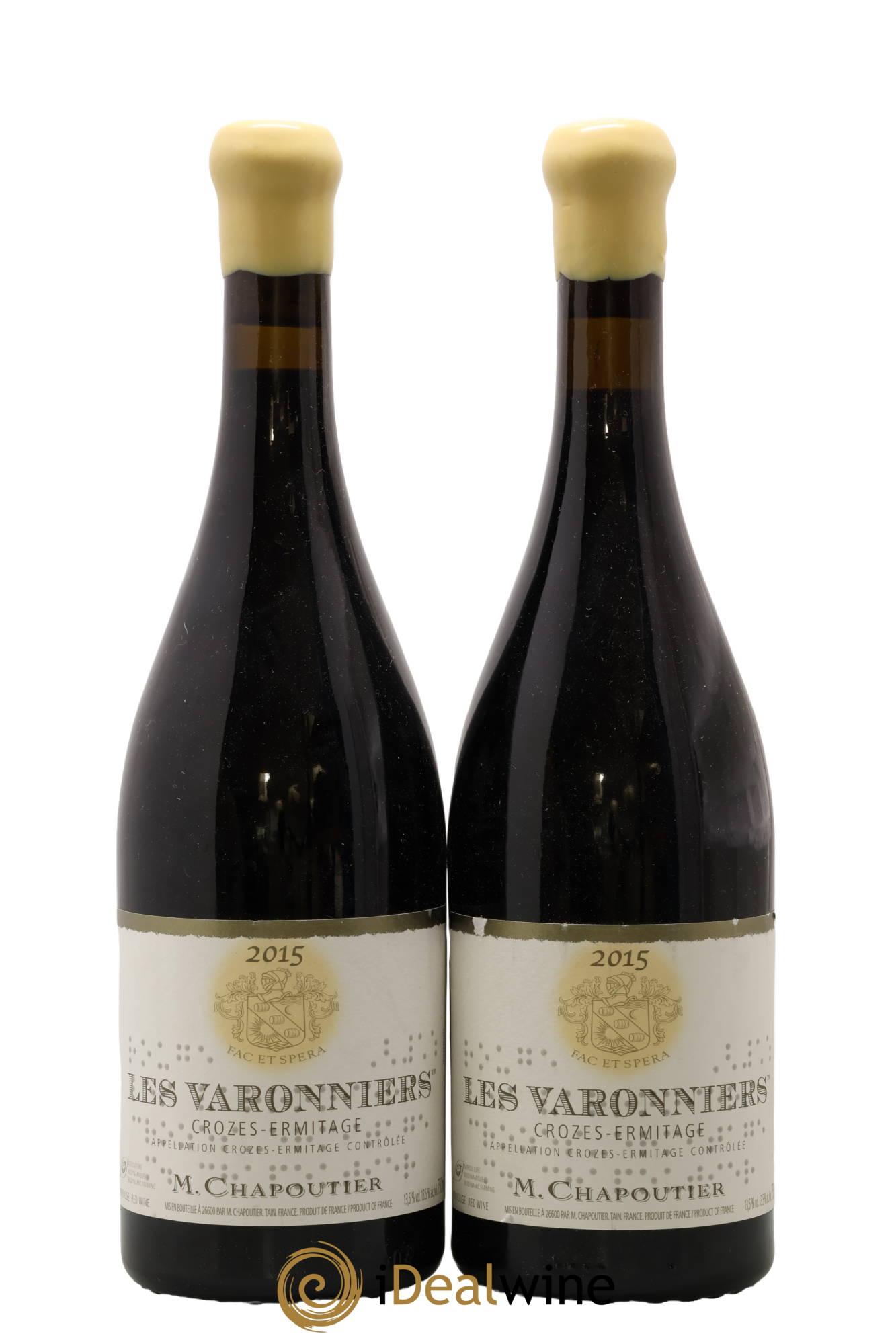 Crozes-Hermitage Les Varonniers Chapoutier 2015 - Lot de 2 bouteilles - 0