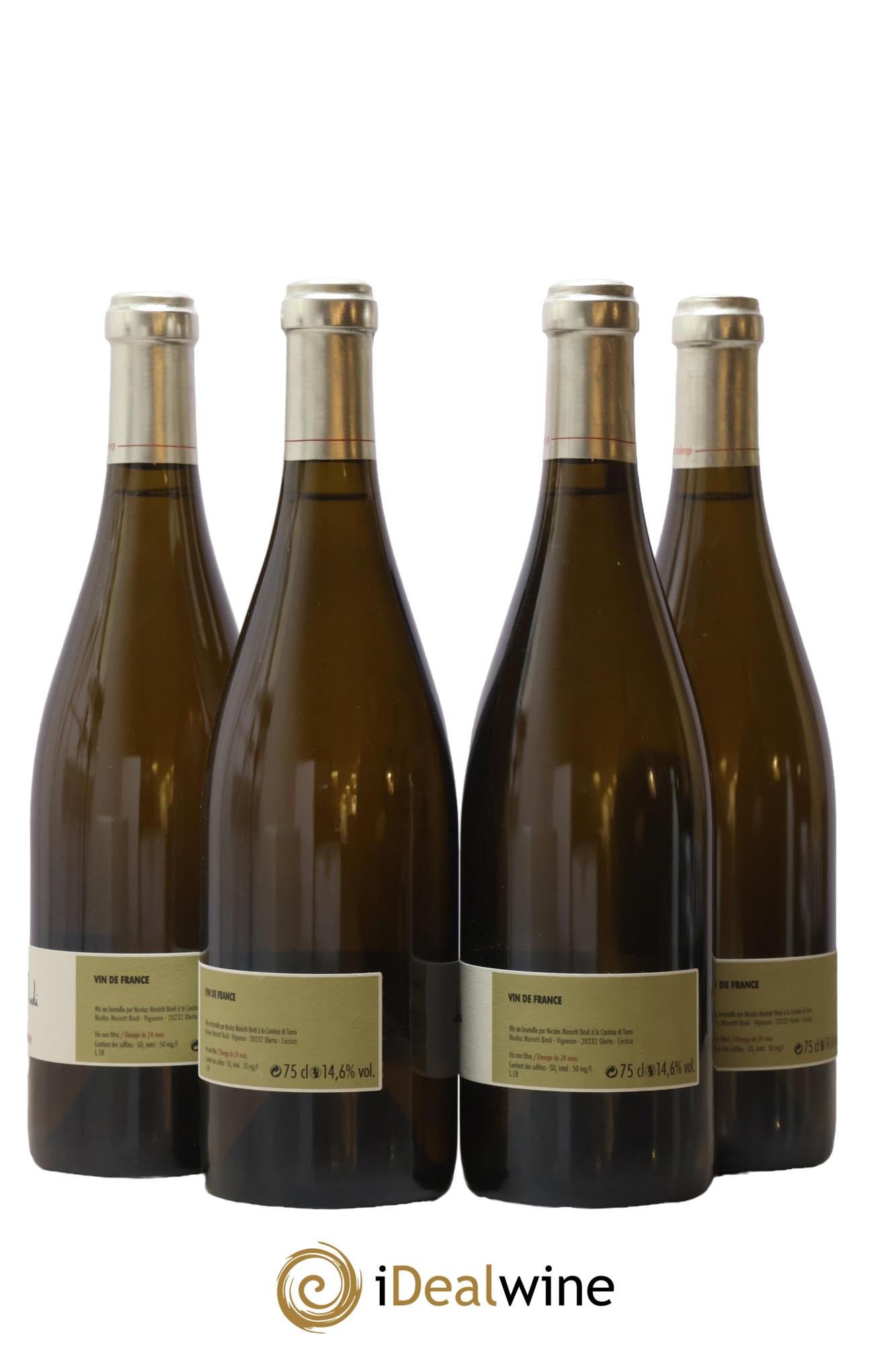 Vin de France Mursaglia Nicolas Mariotti Bindi Vieillissement Prolongé 2016 - Posten von 4 Flaschen - 1