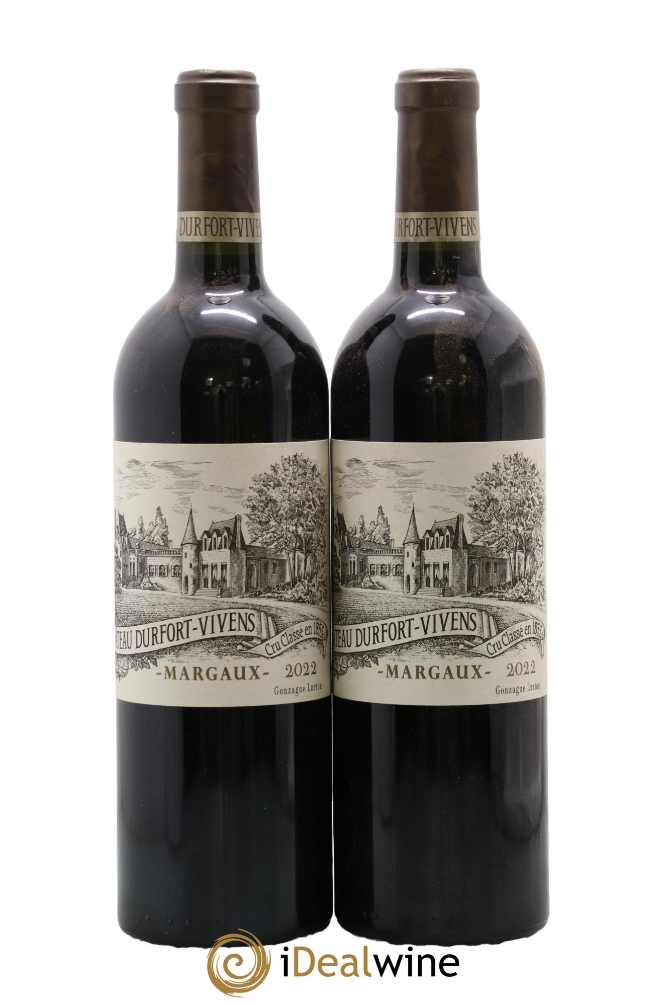 Château Durfort Vivens 2ème Grand Cru Classé 2022 - Lot de 2 bouteilles - 0
