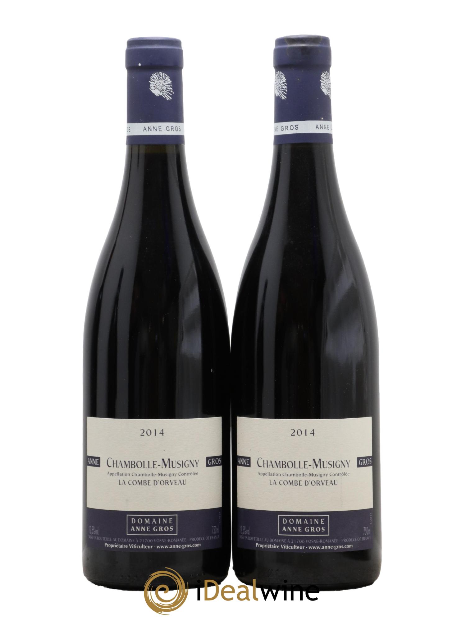 Chambolle-Musigny La Combe d'Orveau Anne Gros 2014 - Lot de 2 bouteilles - 0