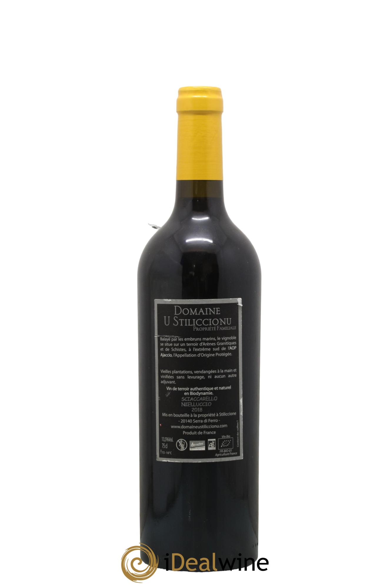 Ajaccio Sottu Scala U Stiliccionnu 2018 - Lot de 1 bouteille - 1