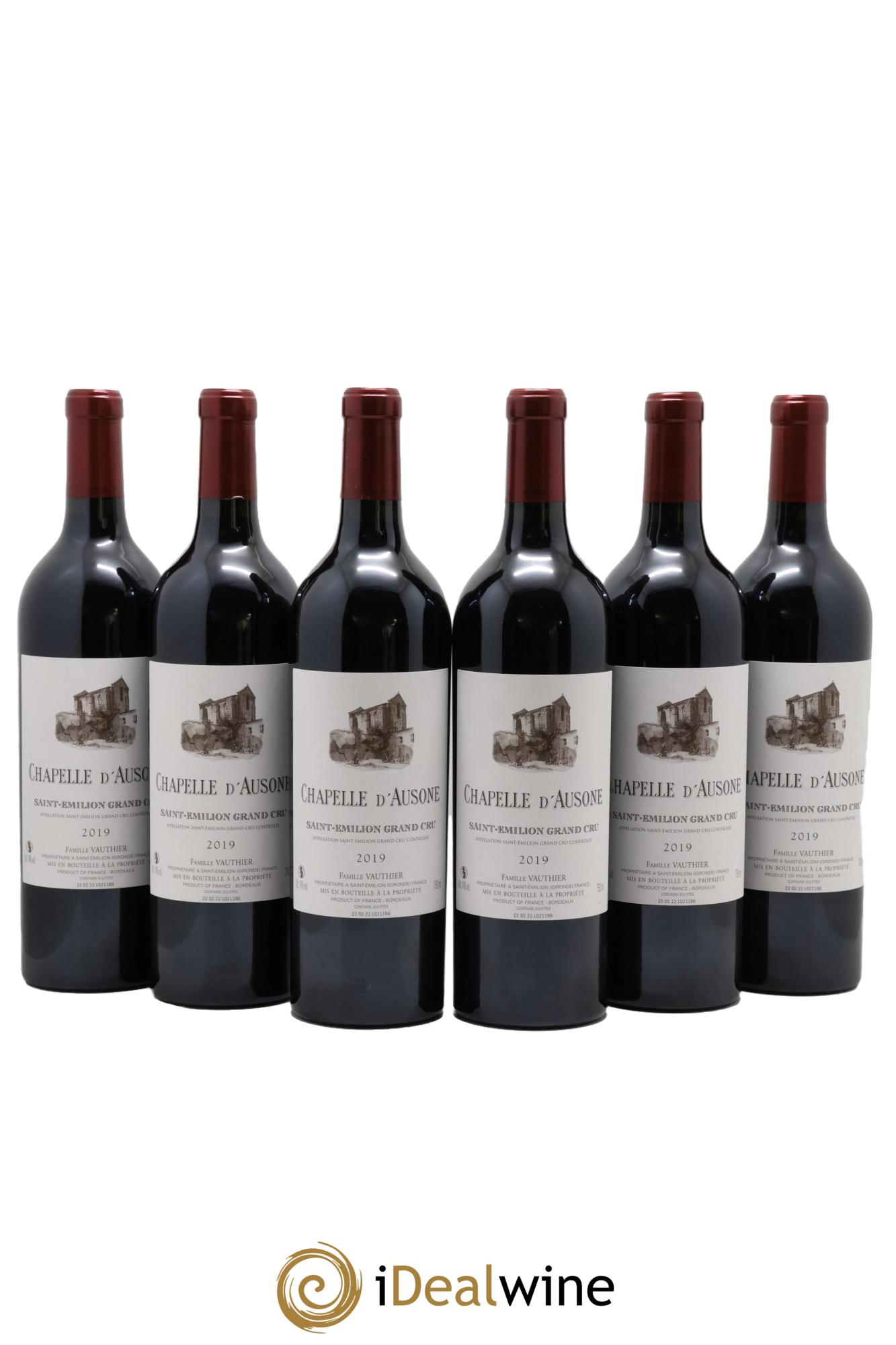 Chapelle d'Ausone Second Vin 2019 - Posten von 6 Flaschen - 0