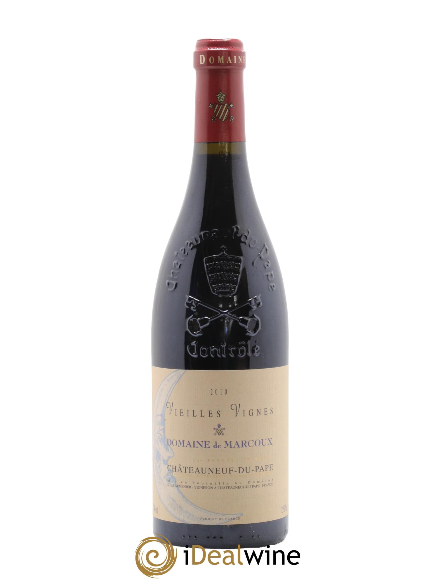 Châteauneuf-du-Pape Vieilles Vignes Marcoux (Domaine de) 2010 - Lot of 1 bottle - 0