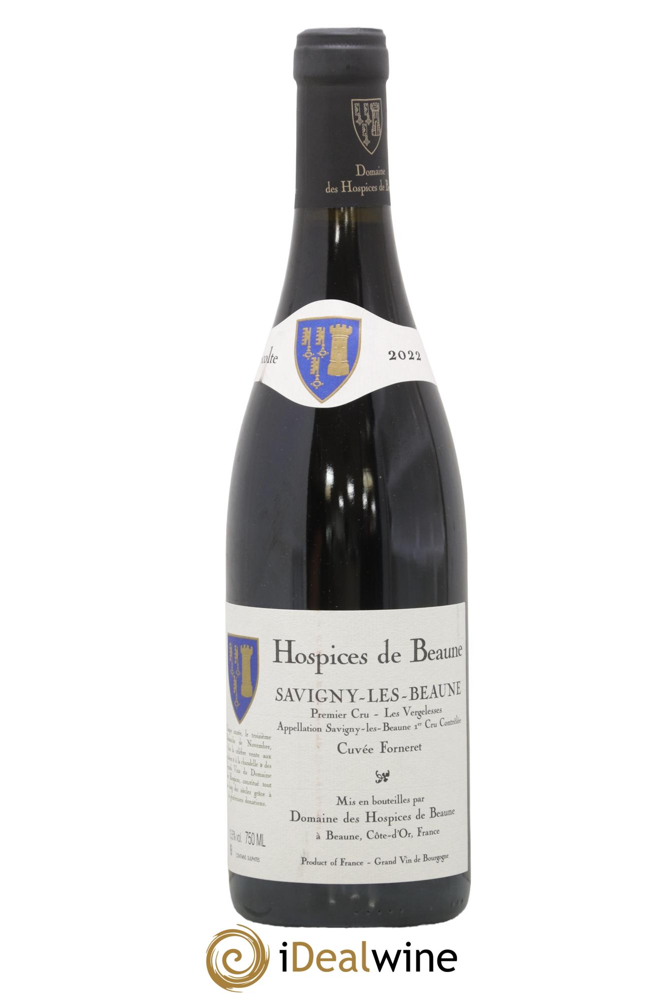 Savigny-lès-Beaune 1er Cru Les Vergelesses Cuvée Forneret Domaine des Hospices de Beaune 2022 - Lot de 1 bouteille - 0