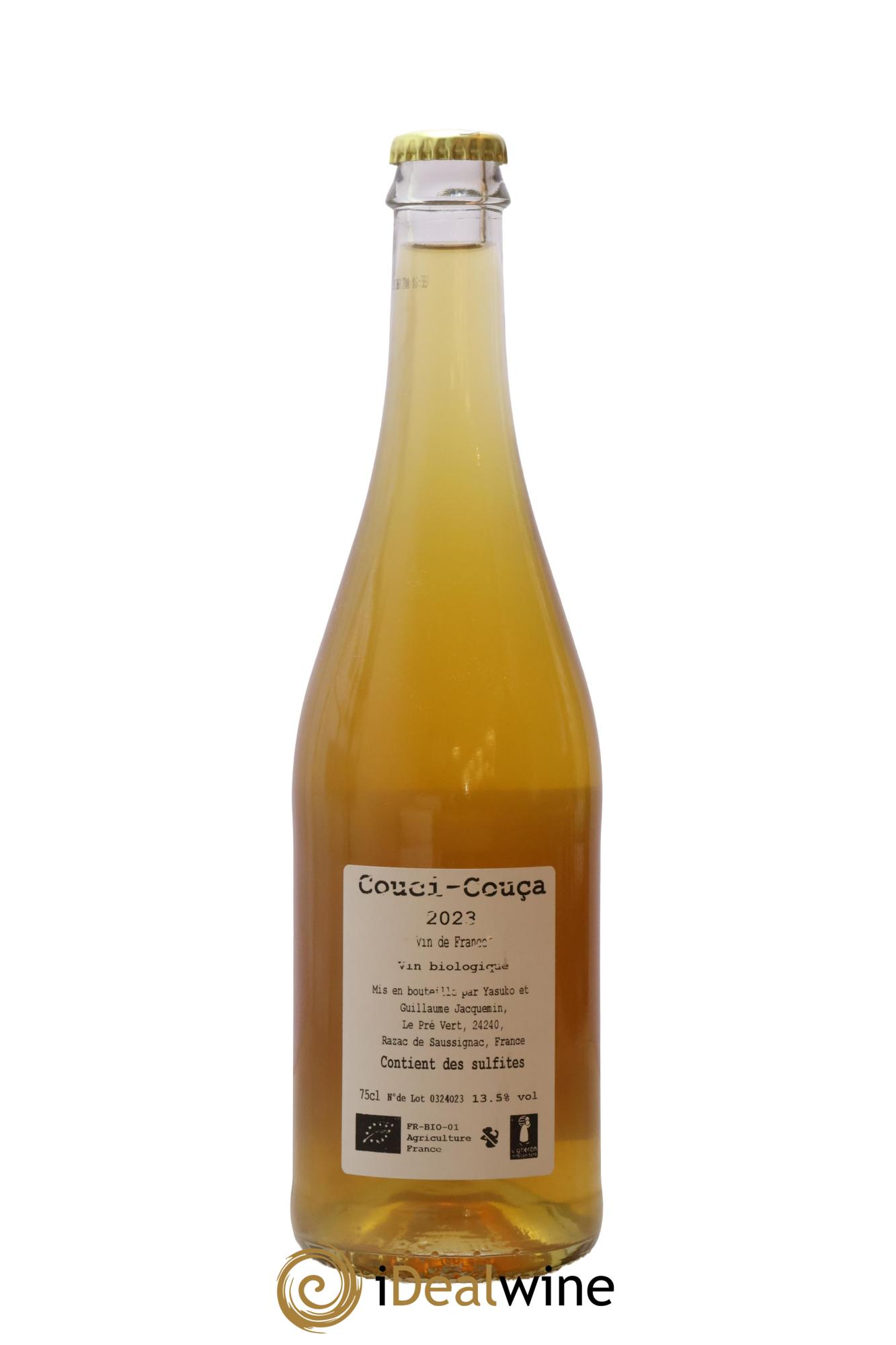 Vin de France Couci Couça Château Pré Vert 2023 - Lot de 1 bouteille - 1