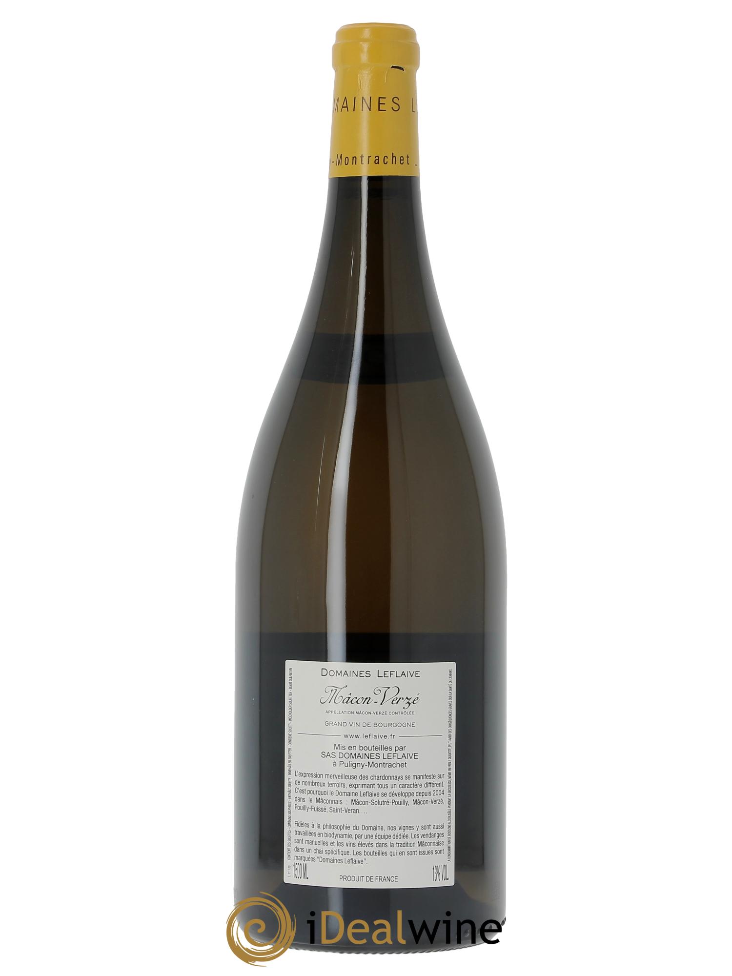 Mâcon Verzé Leflaive (Domaine) 2020 - Lot de 1 magnum - 1