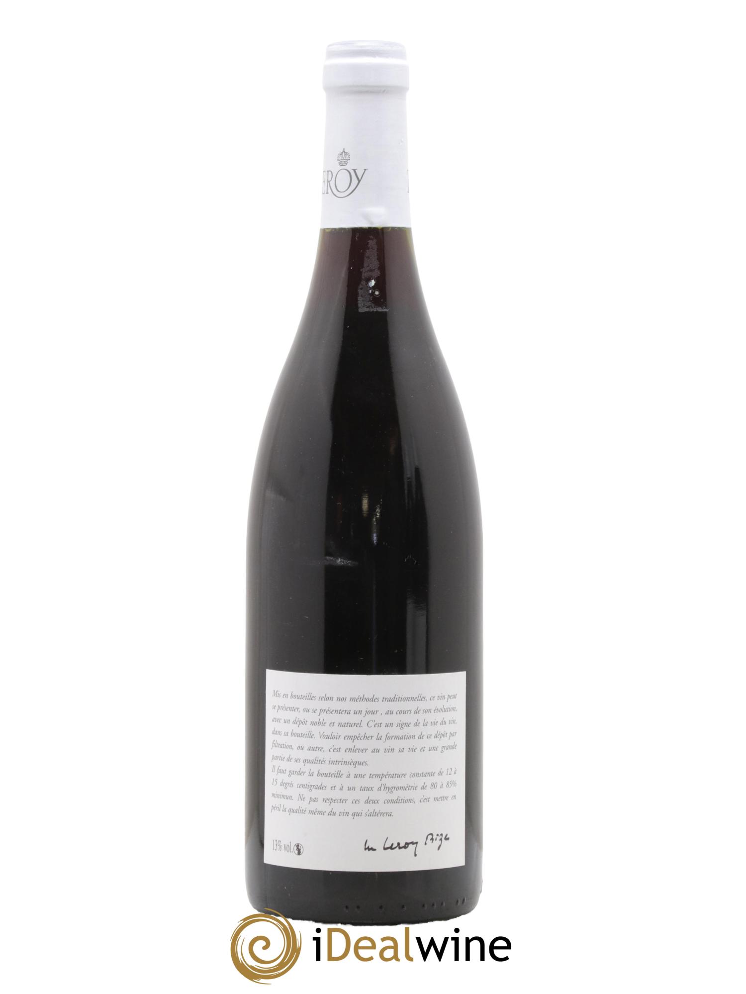 Corton Grand Cru Renardes Leroy SA 2002 - Lot de 1 bouteille - 1