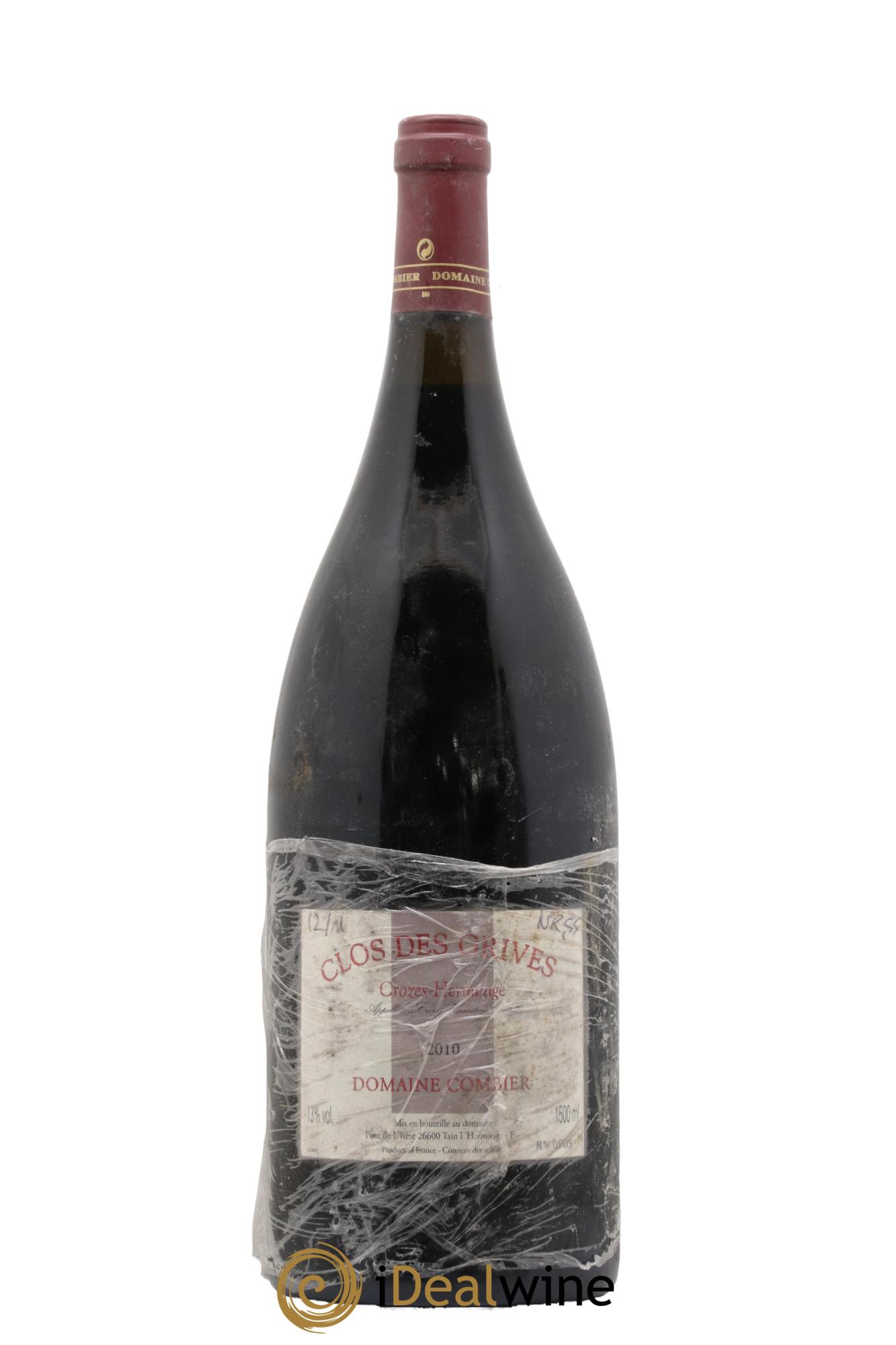 Crozes-Hermitage Clos des Grives Combier 2010 - Lot de 1 magnum - 0