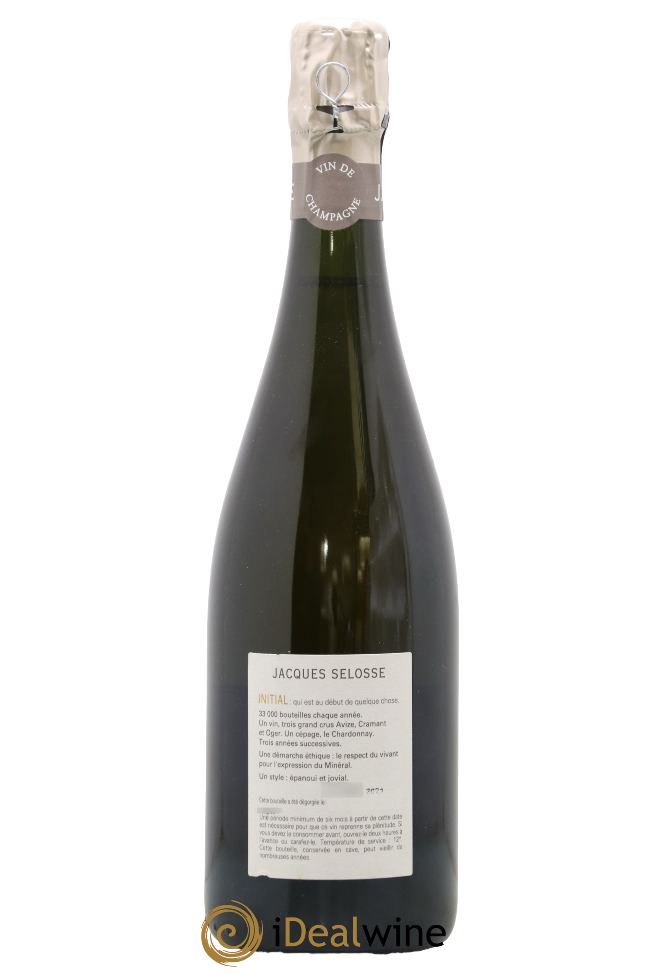 Initial Brut Jacques Selosse - Lot de 1 bouteille - 2