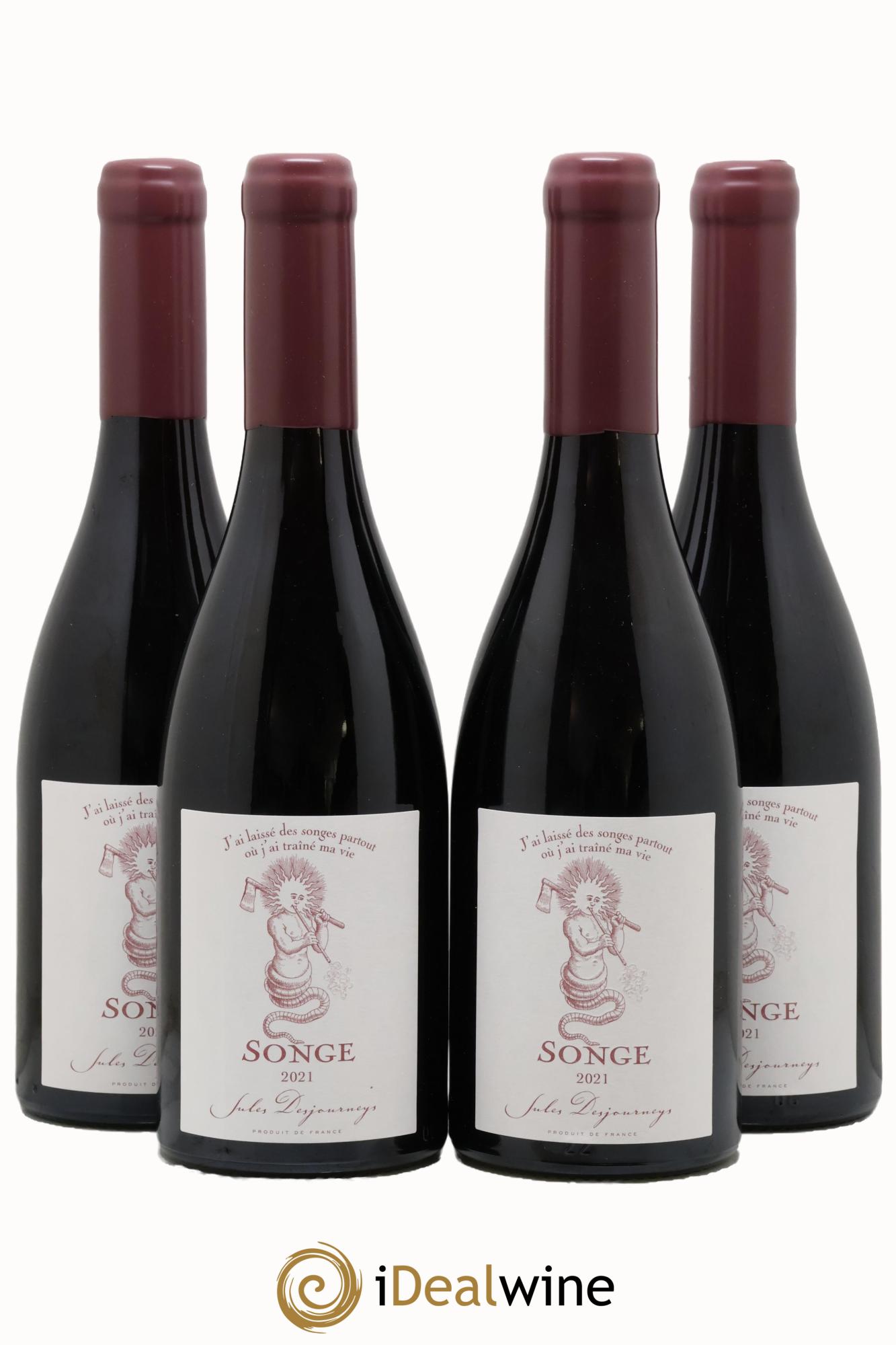 Vin de France Songe Jules Desjourneys 2021 - Lot of 4 bottles - 0