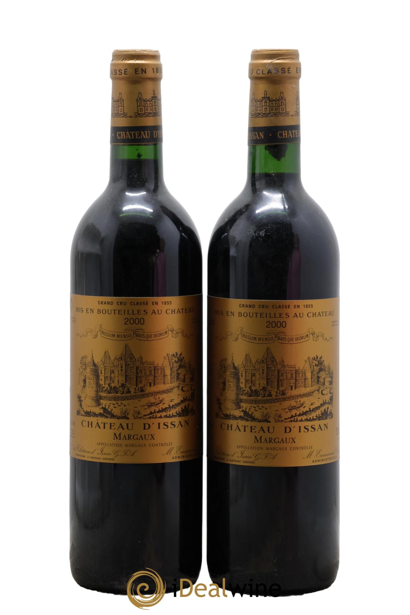 Château d'Issan 3ème Grand Cru Classé 2000 - Lot de 2 bouteilles - 0
