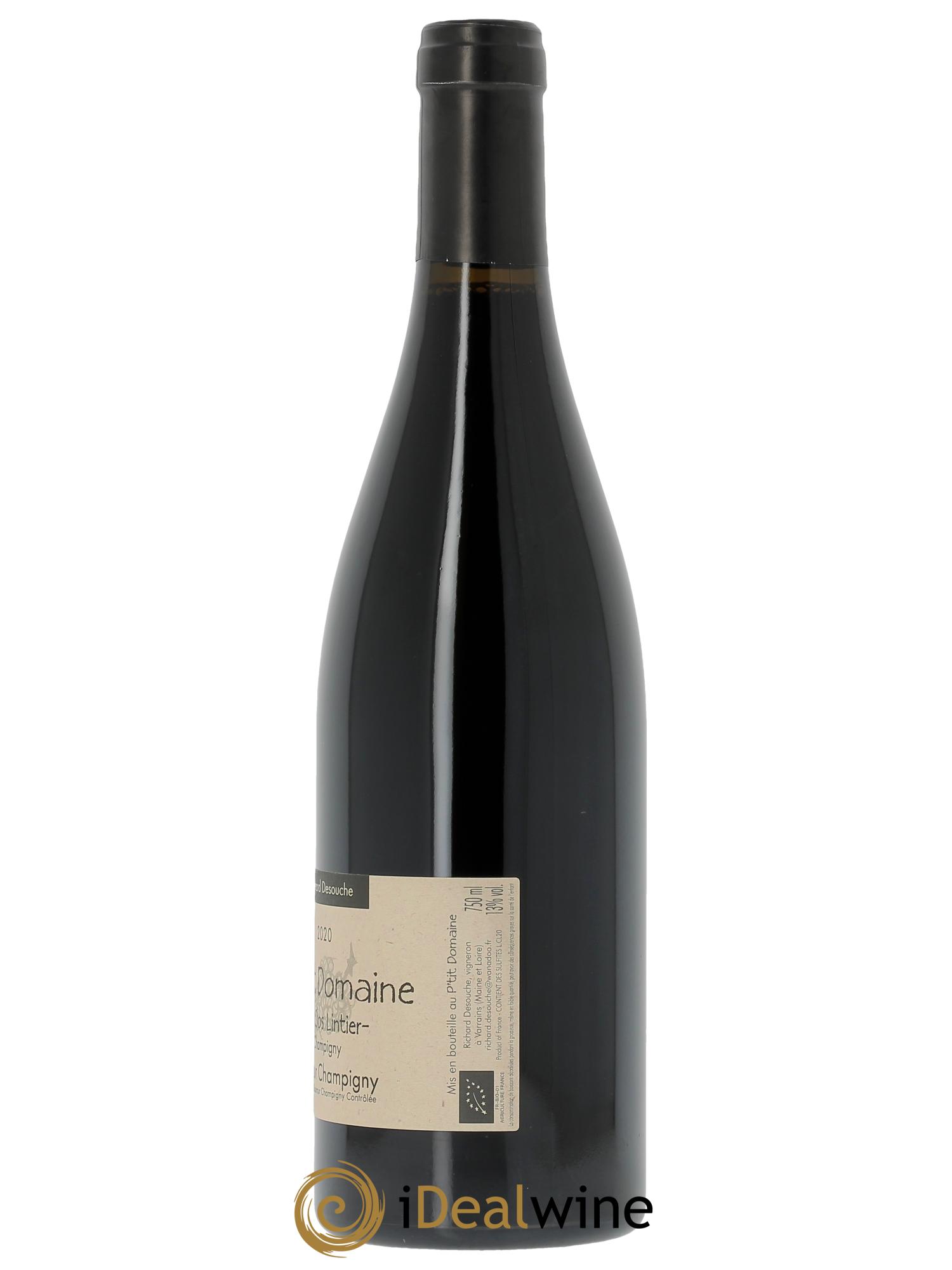 Saumur Champigny Le Clos Lintier Le P'tit Domaine  2020 - Lot de 1 bouteille - 1