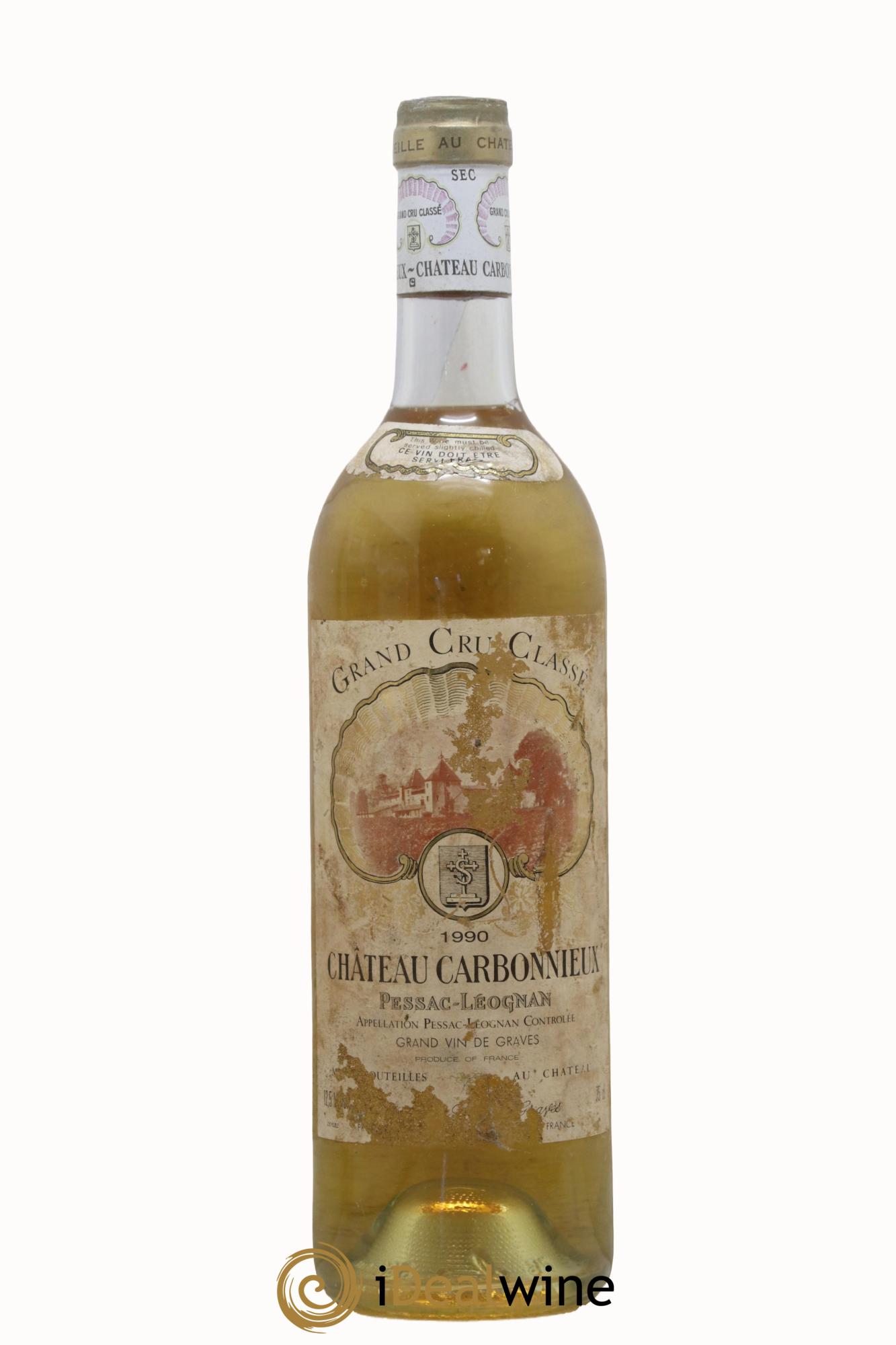 Château Carbonnieux Cru Classé de Graves 1990 - Posten von 1 Flasche - 0