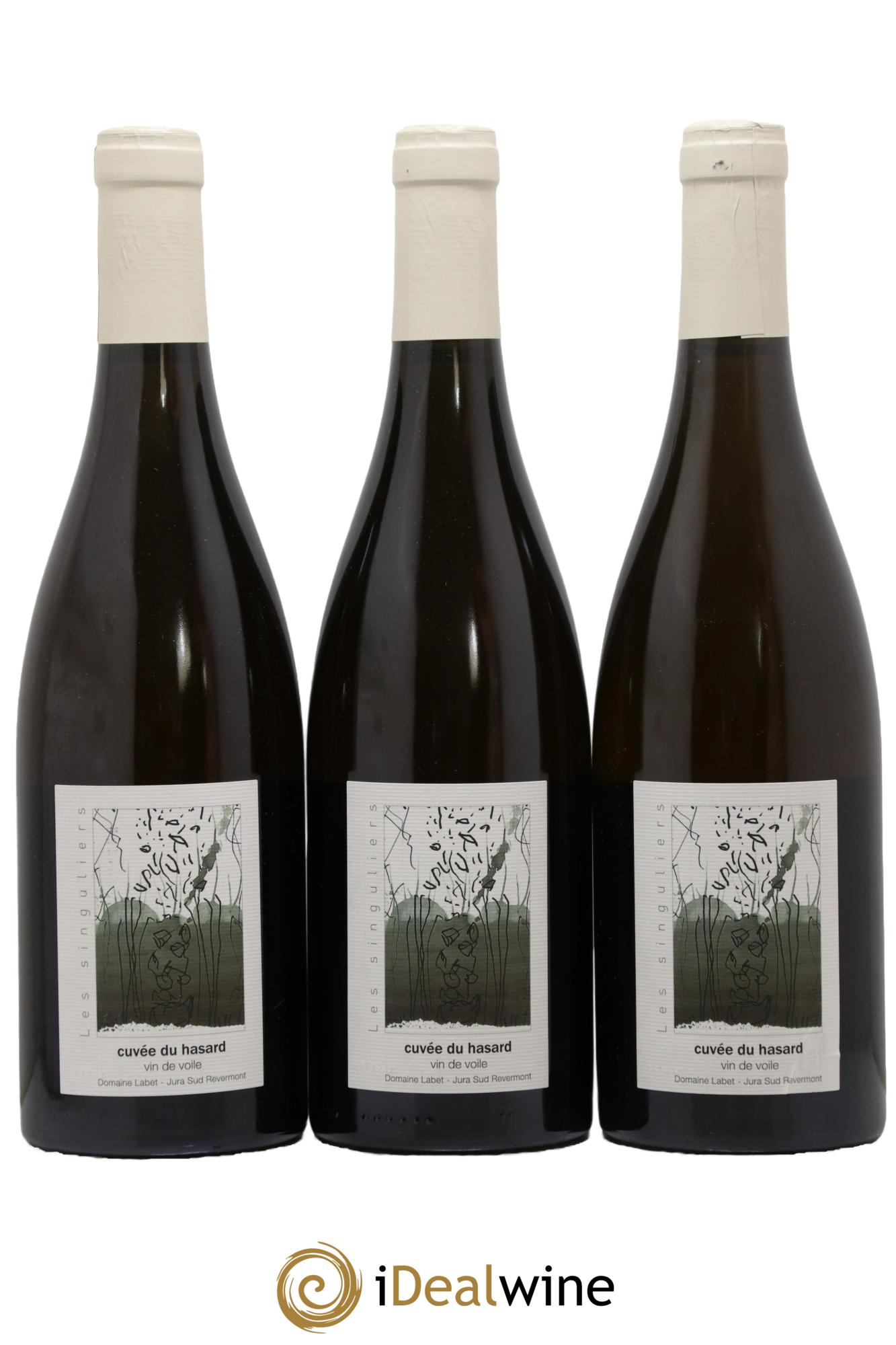 Côtes du Jura Vin de voile Chardonnay du Hasard Romain - Julien - Charline Labet 2018 - Lotto di 3 bottiglie - 0