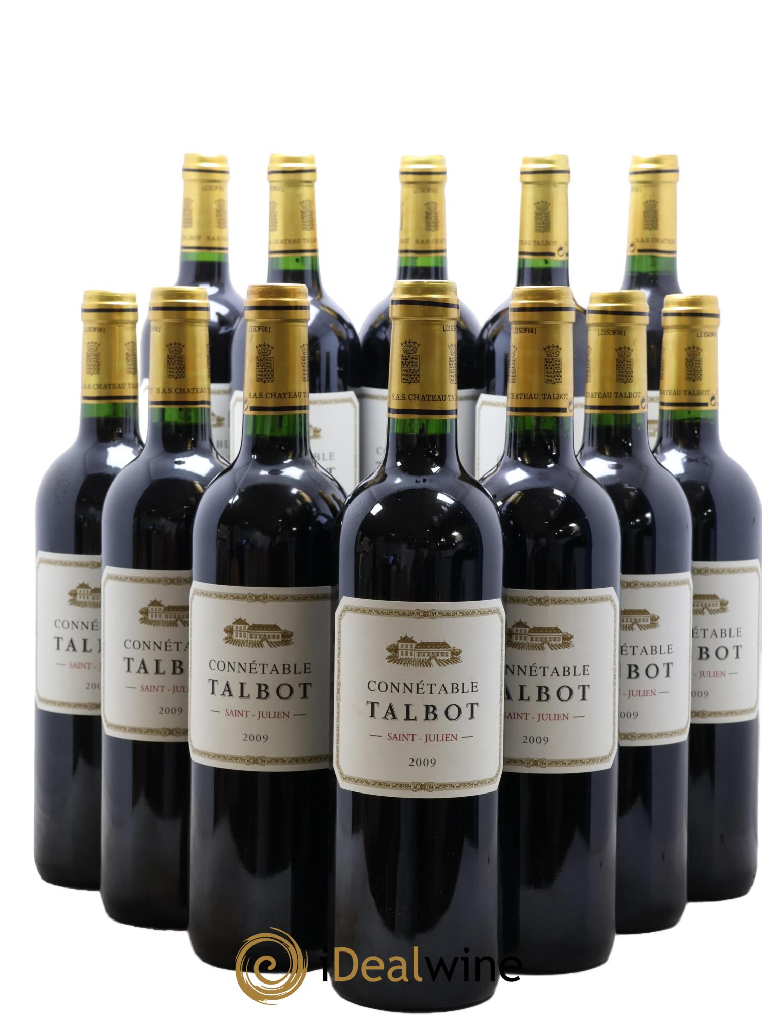 Connétable de Talbot Second Vin 2009 - Lotto di 12 bottiglie - 0