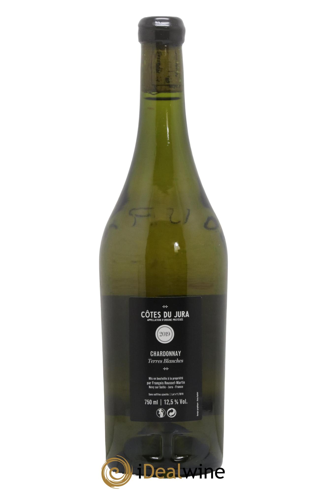 Vin de France Terres Blanches Chardonnay François Rousset Martin 2019 - Lot of 1 bottle - 1