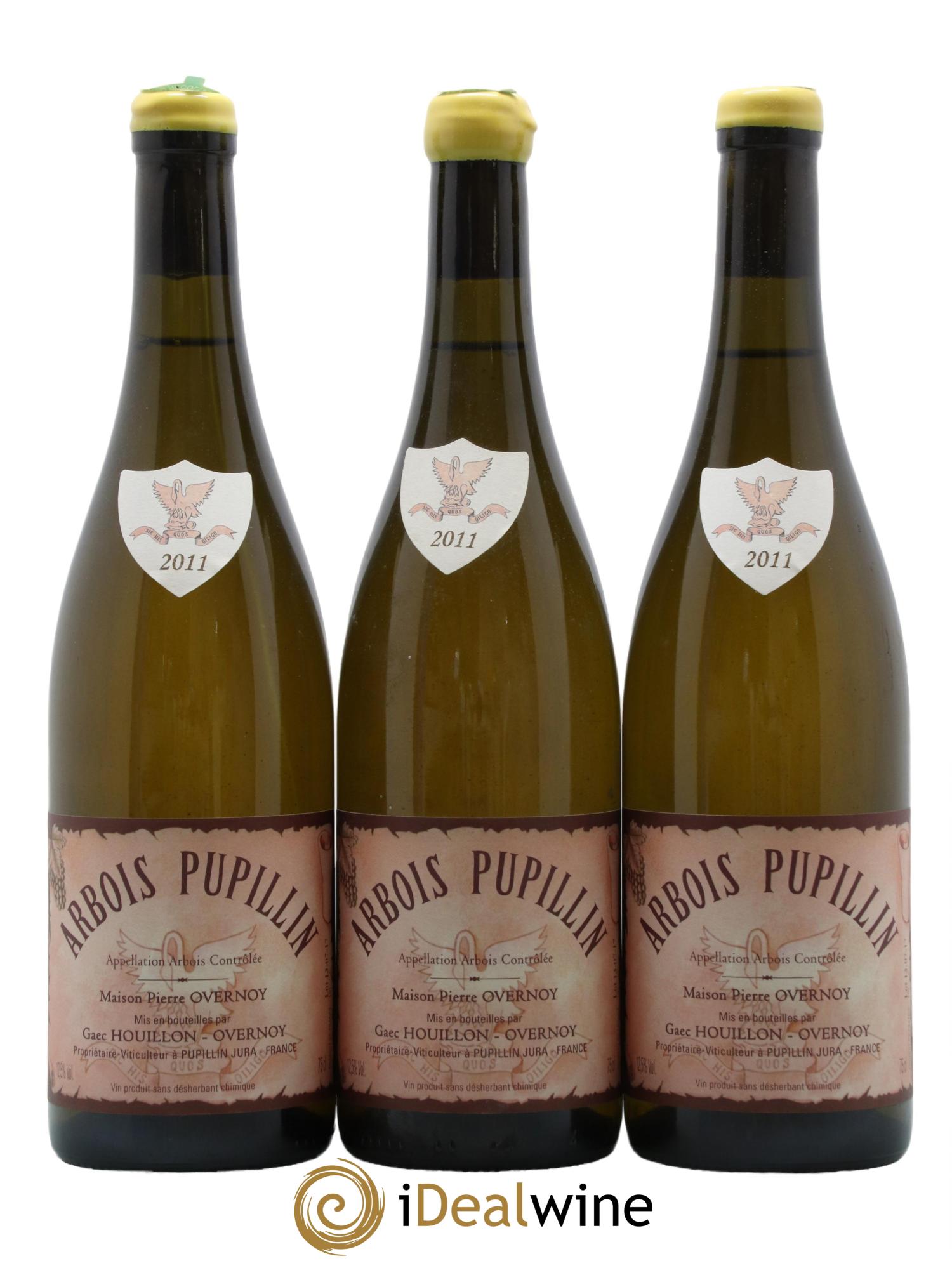 Arbois-Pupillin Savagnin élevage prolongé (cire jaune) Overnoy-Houillon (Domaine) 2011 - Lot de 3 bouteilles - 0