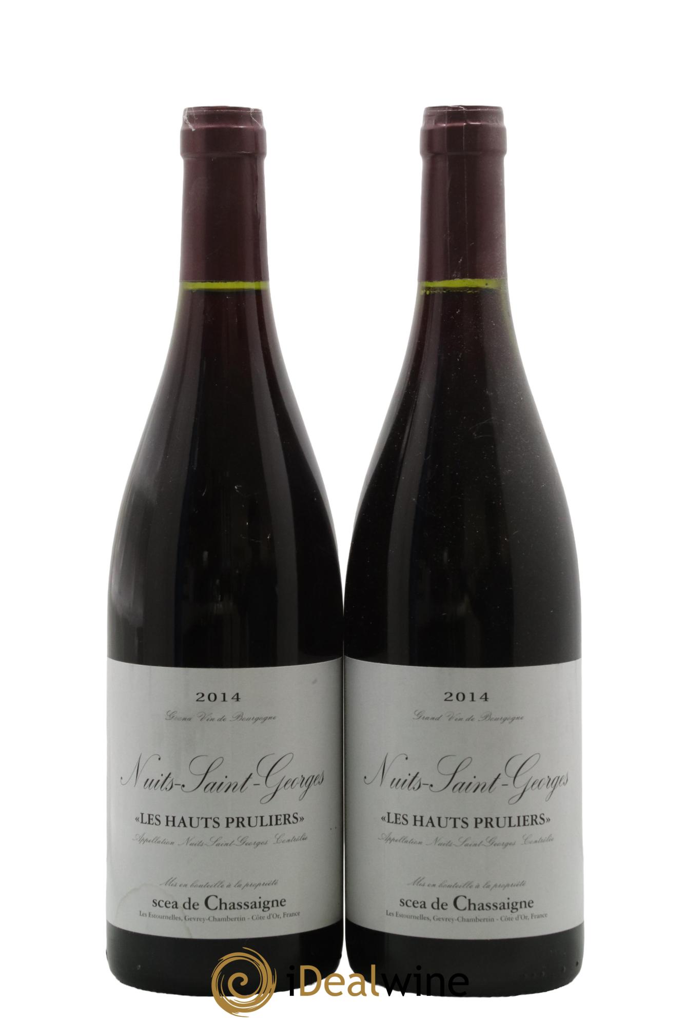 Nuits-Saint-Georges Les Hauts Pruliers SCEA de Chassaigne 2014 - Lot de 2 bouteilles - 0