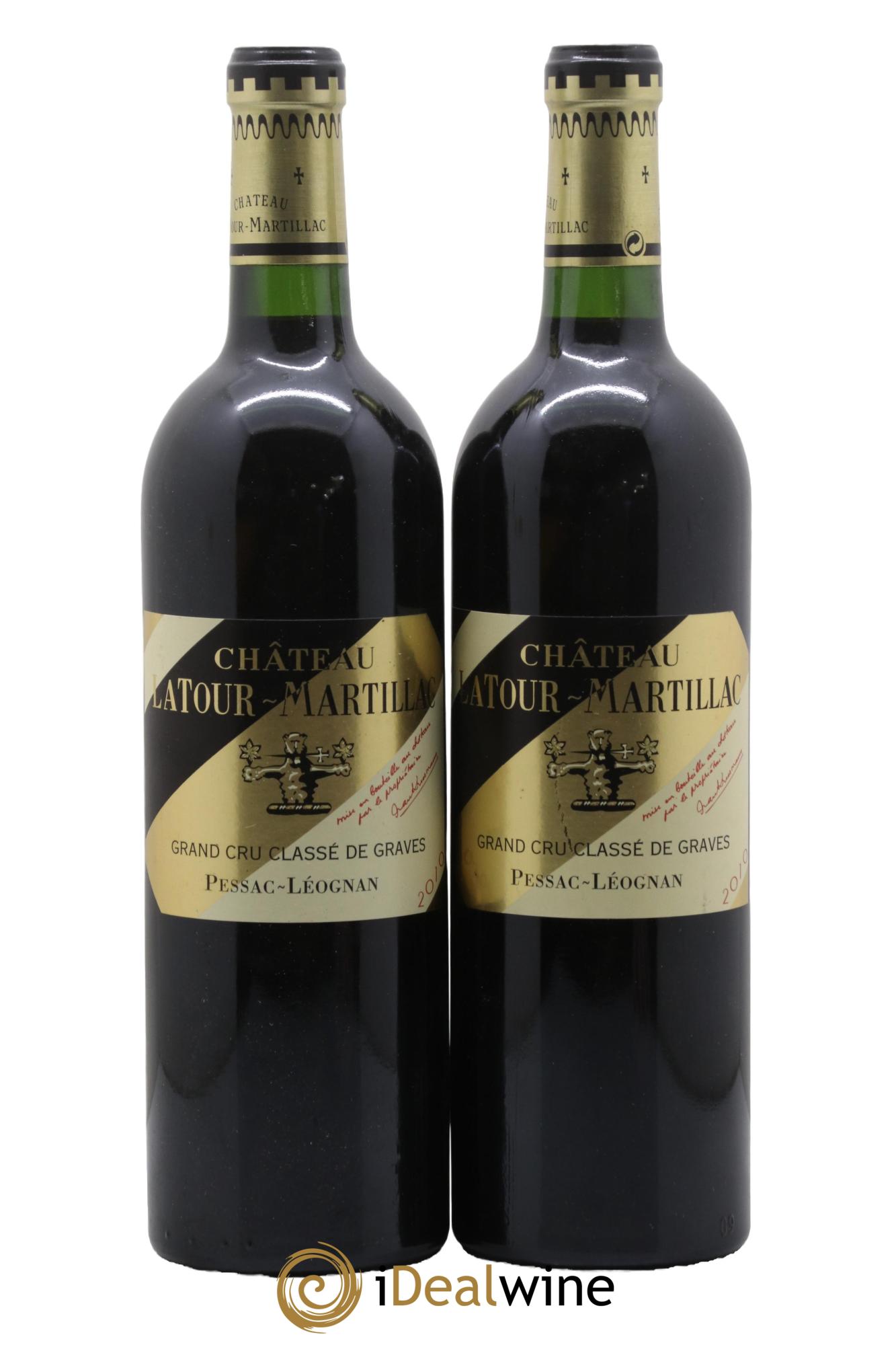 Château Latour-Martillac Cru Classé de Graves 2010 - Lot de 2 bouteilles - 0