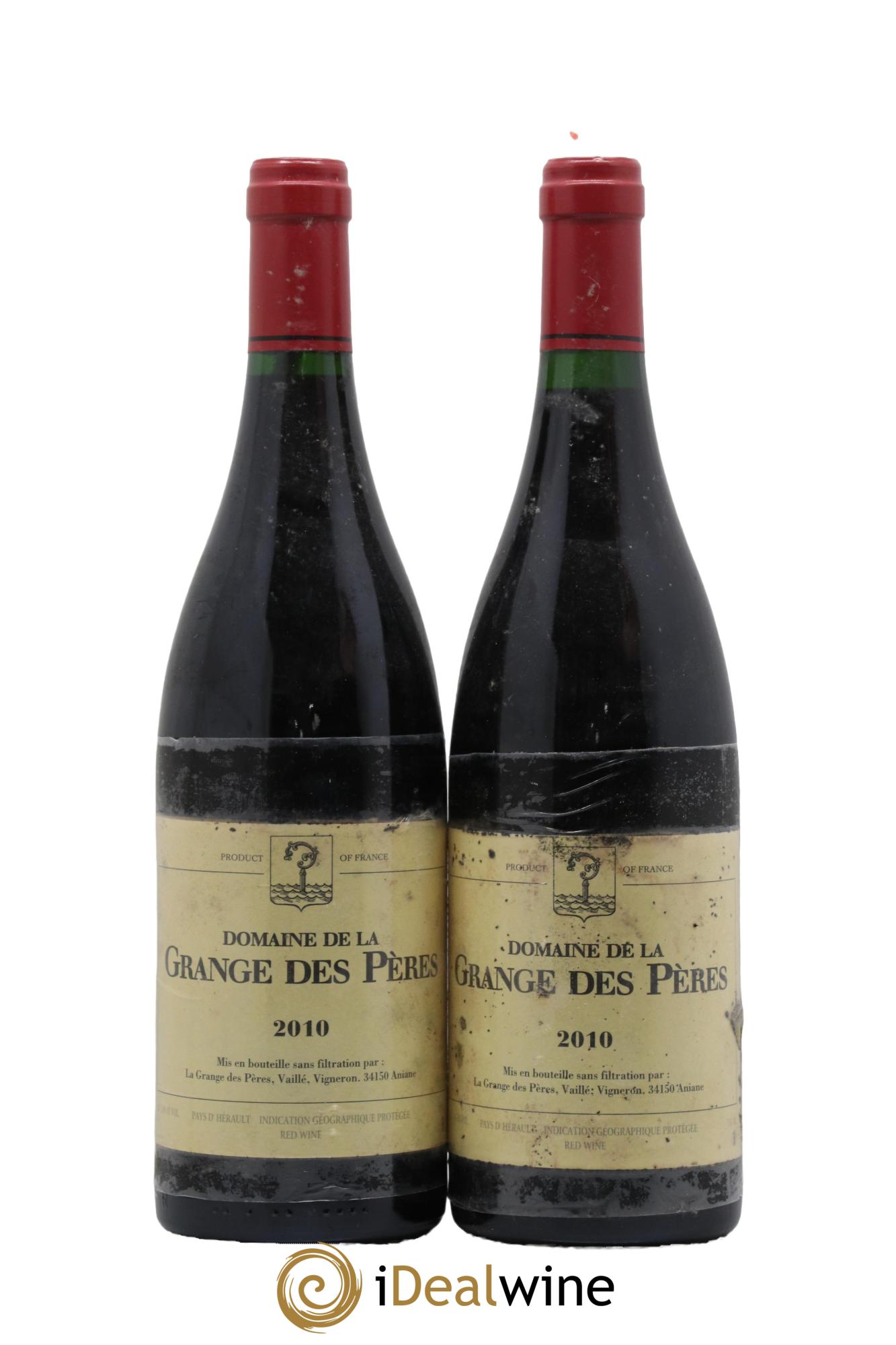 Pays d'Hérault Grange des Pères Laurent Vaillé 2010 - Lot de 2 bouteilles - 0