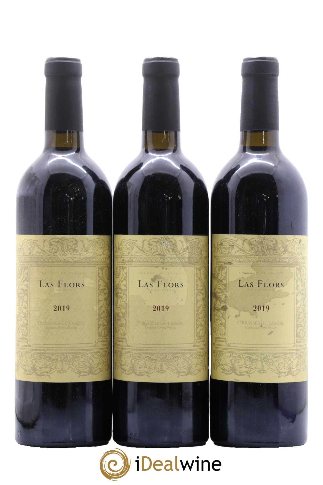 Terrasses du Larzac Domaine de La Pèira en Damaisèla Les Flors Karine Ahton et Robert Dougan 2019 - Lot de 3 bouteilles - 0