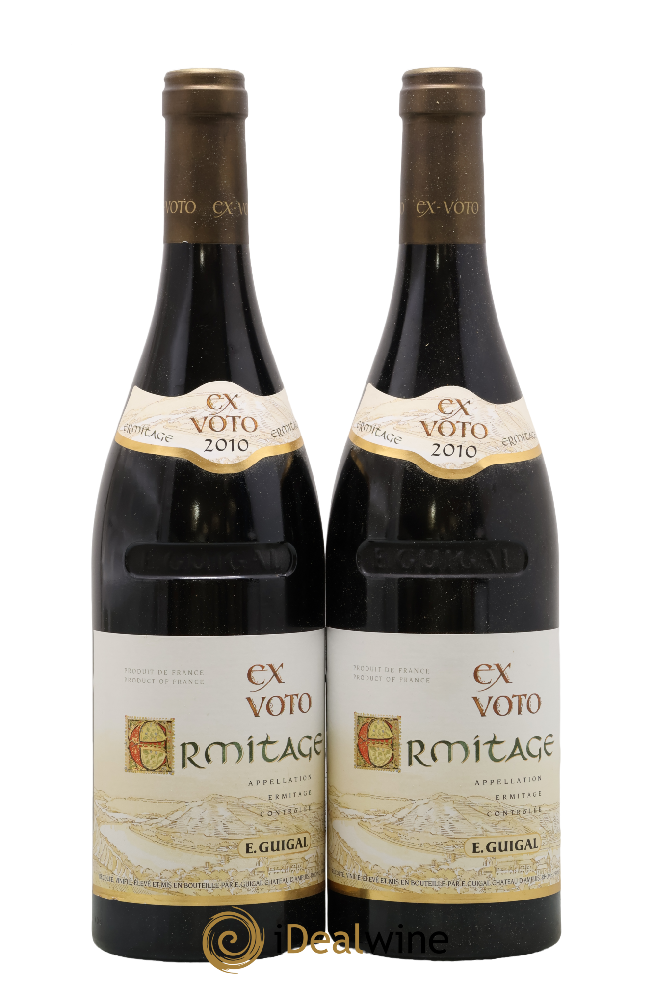 Ermitage Ex Voto Guigal 2010 - Lot de 2 bouteilles - 0