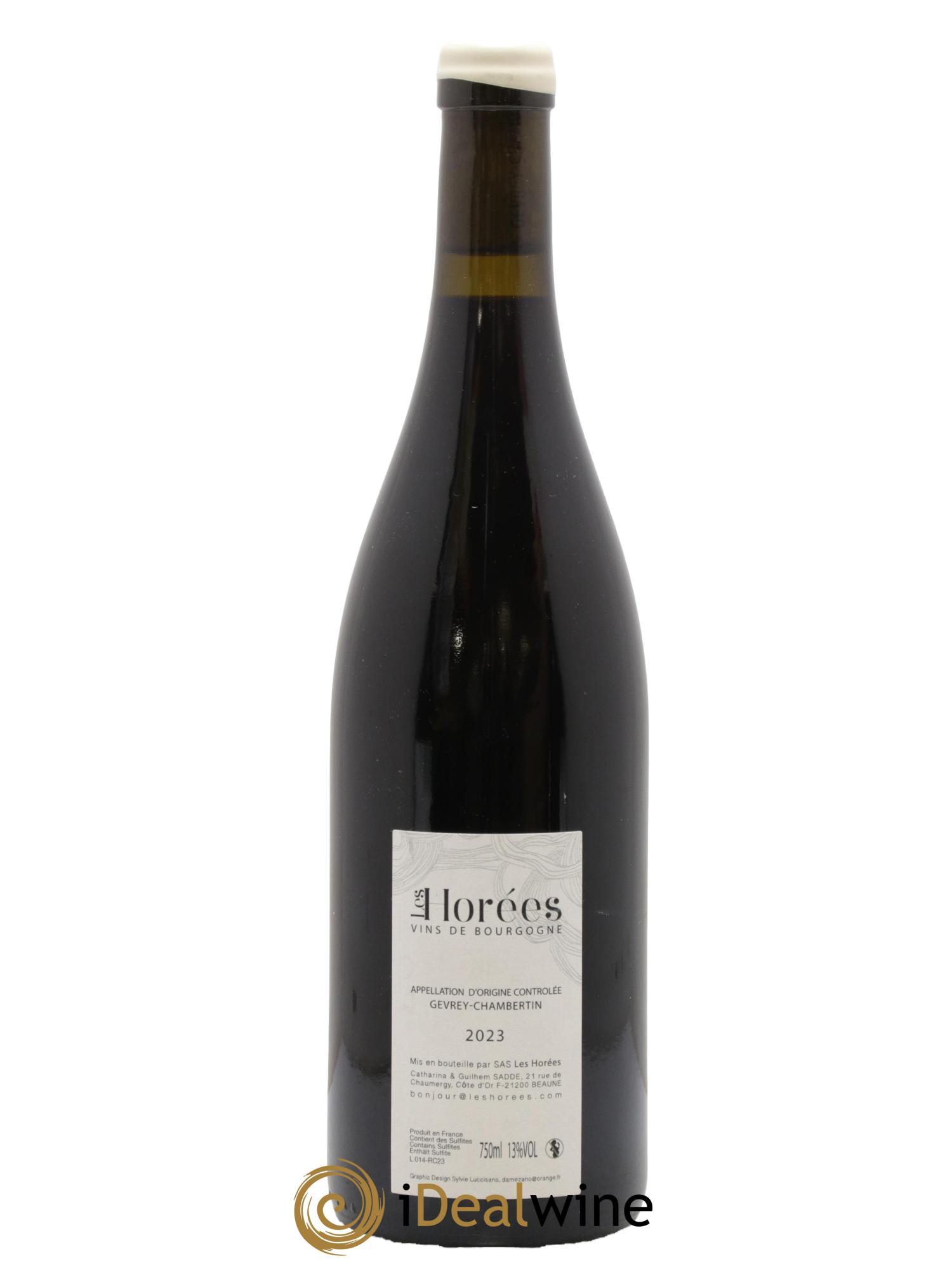 Gevrey-Chambertin J'écris ton nom Les Horées 2023 - Lot de 1 bouteille - 1