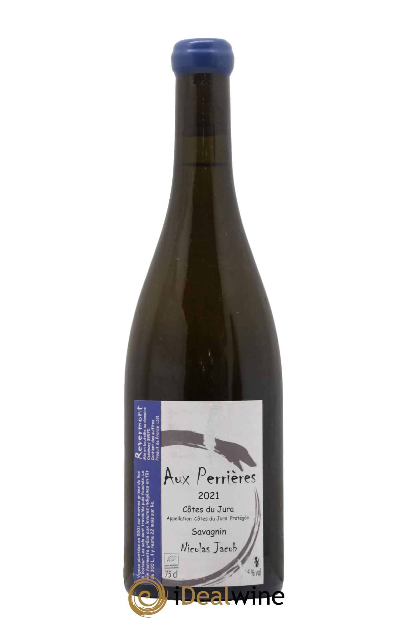 Côtes du Jura Savagnin Aux Perrières Nicolas Jacob 2021 - Lot de 1 bouteille - 0