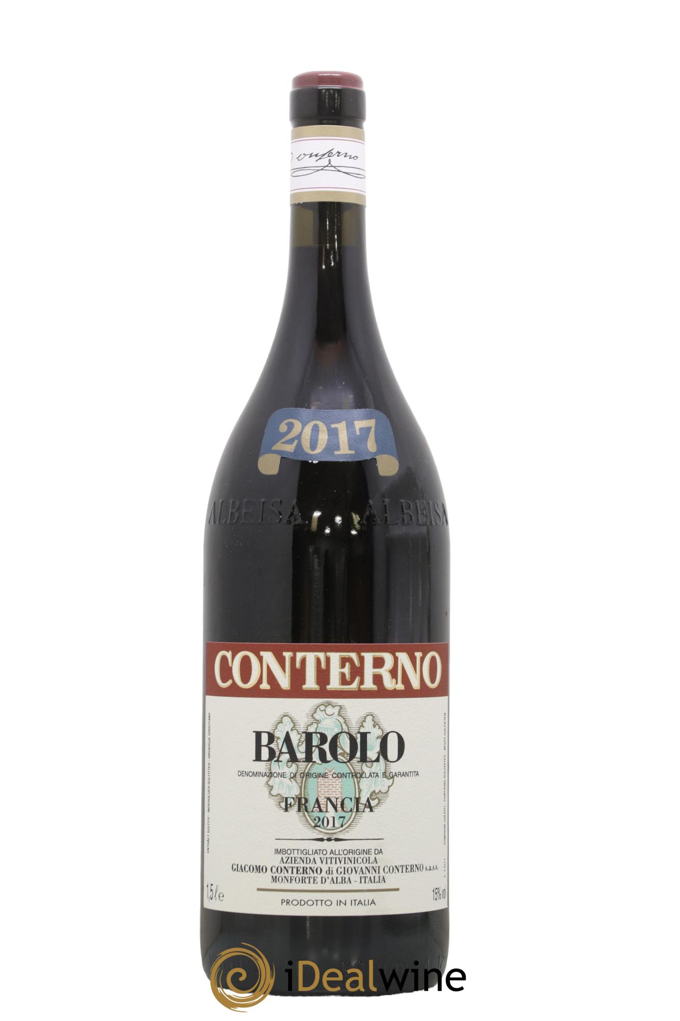 Barolo DOCG Vigna Francia Giacomo Conterno 2017 - Posten von 1 Magnum - 0