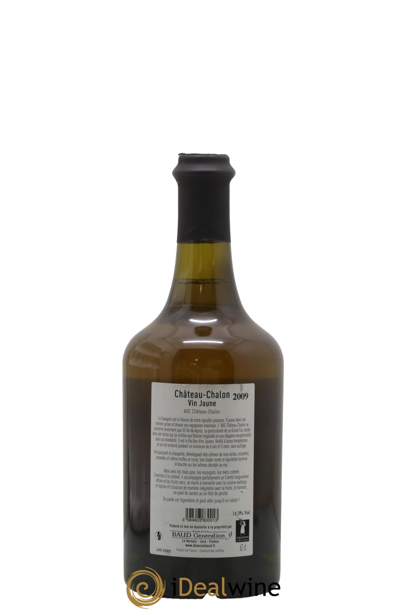 Château-Chalon Domaine Baud Génération 9 2009 - Lot de 1 clavelin - 1