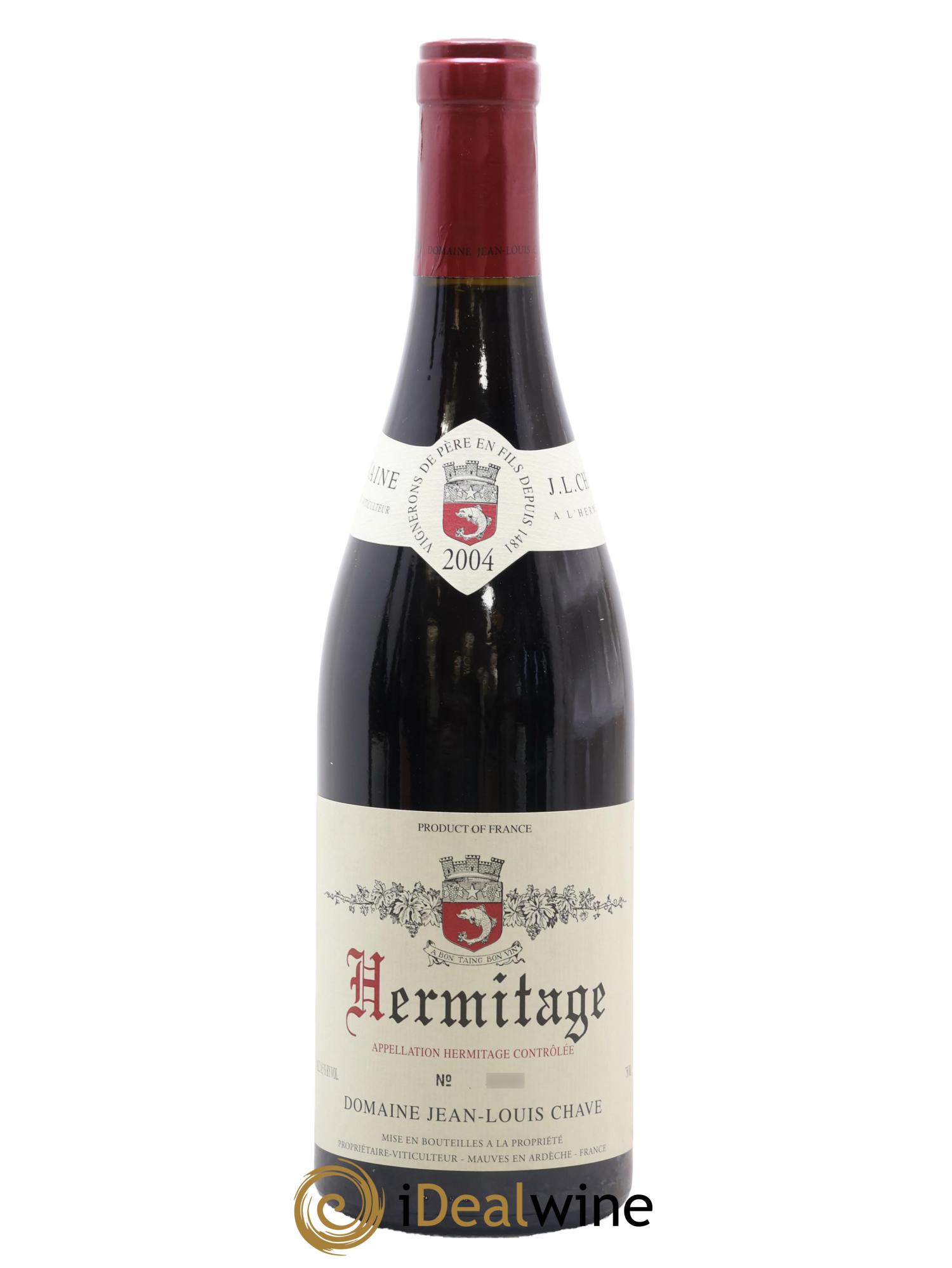 Hermitage Jean-Louis Chave 2004 - Lot of 1 bottle - 0