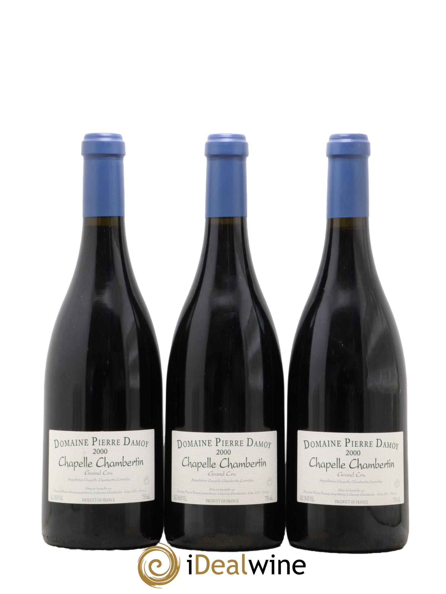 Chapelle-Chambertin Grand Cru Pierre Damoy 2000 - Lot de 3 bouteilles - 0