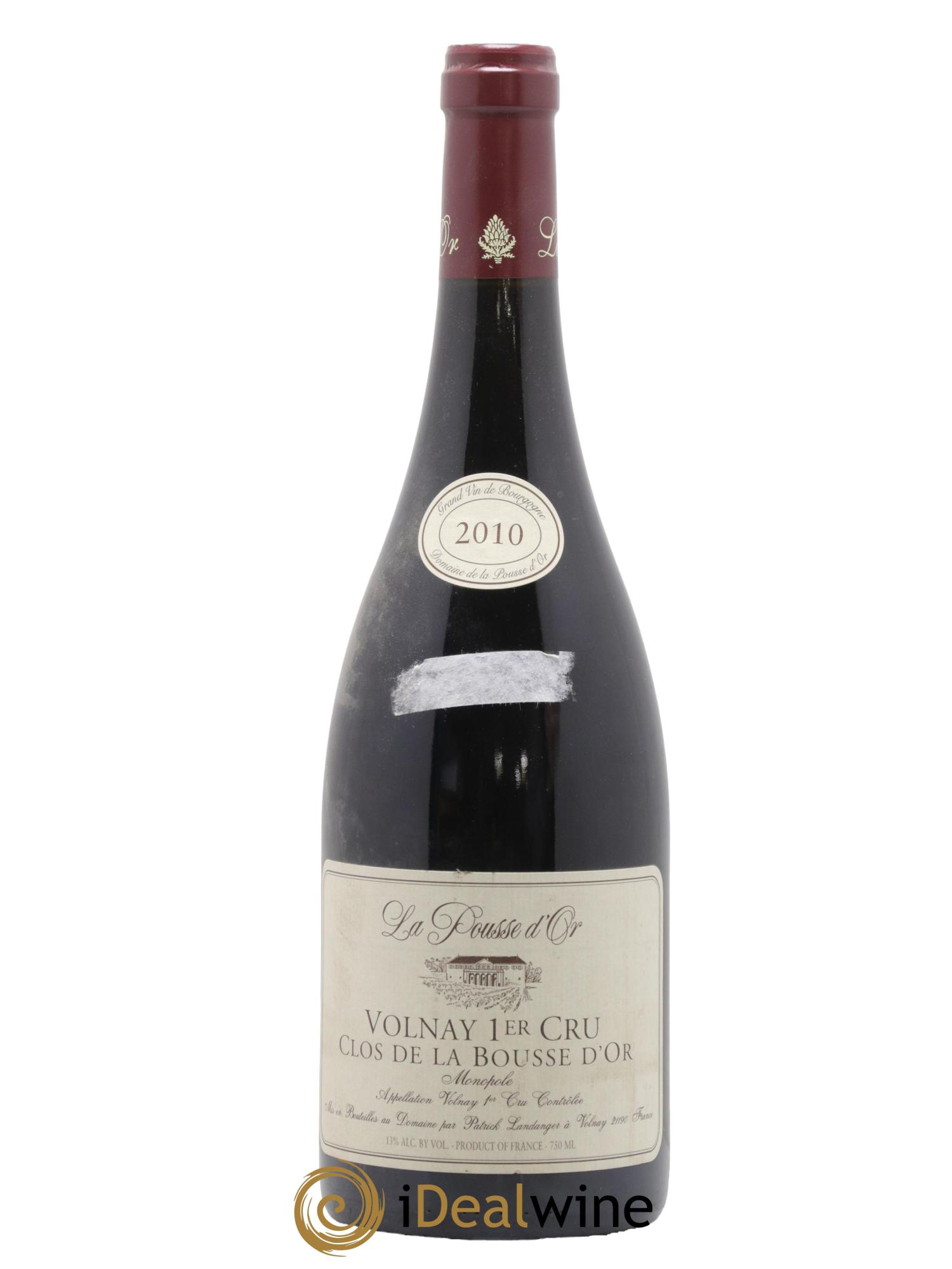 Volnay 1er Cru Clos de la Bousse d'Or La Pousse d'Or (Domaine de) 2010 - Lot de 1 bouteille - 0