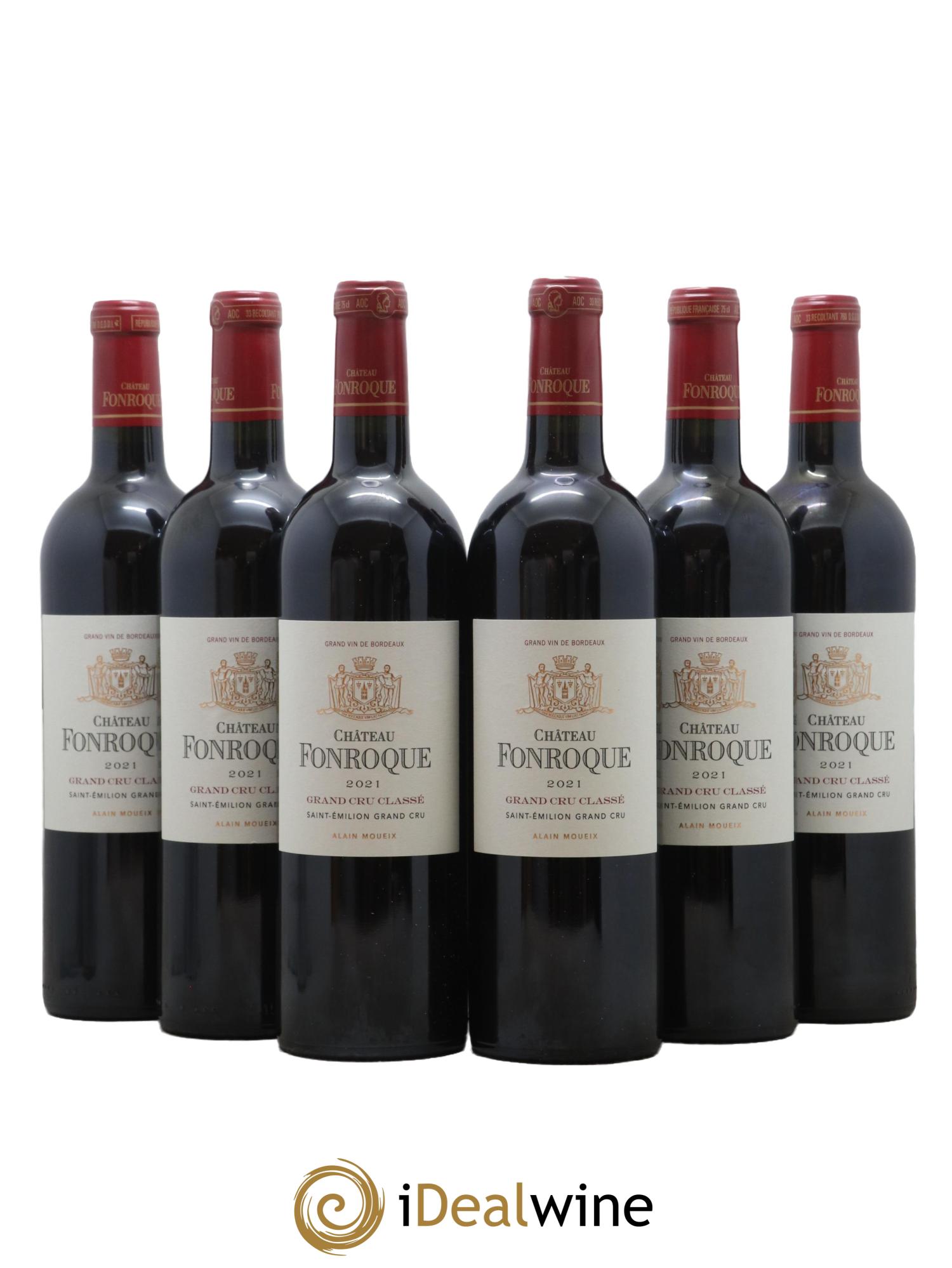 Château Fonroque Grand Cru Classé 2021 - Lot de 6 bouteilles - 0