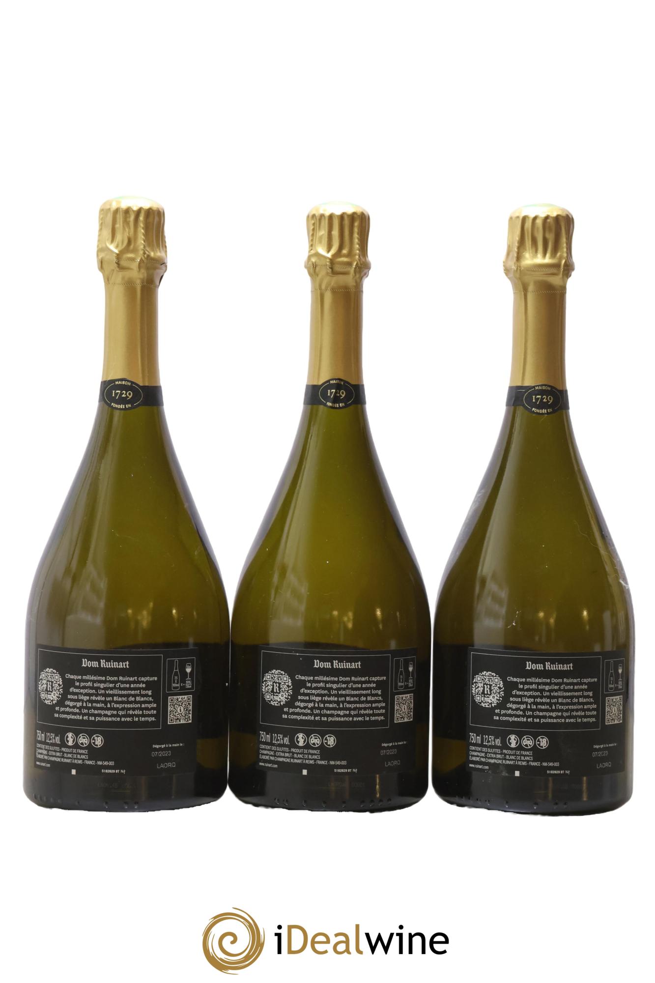 Dom Ruinart Brut Ruinart 2013 - Lot de 3 bouteilles - 1