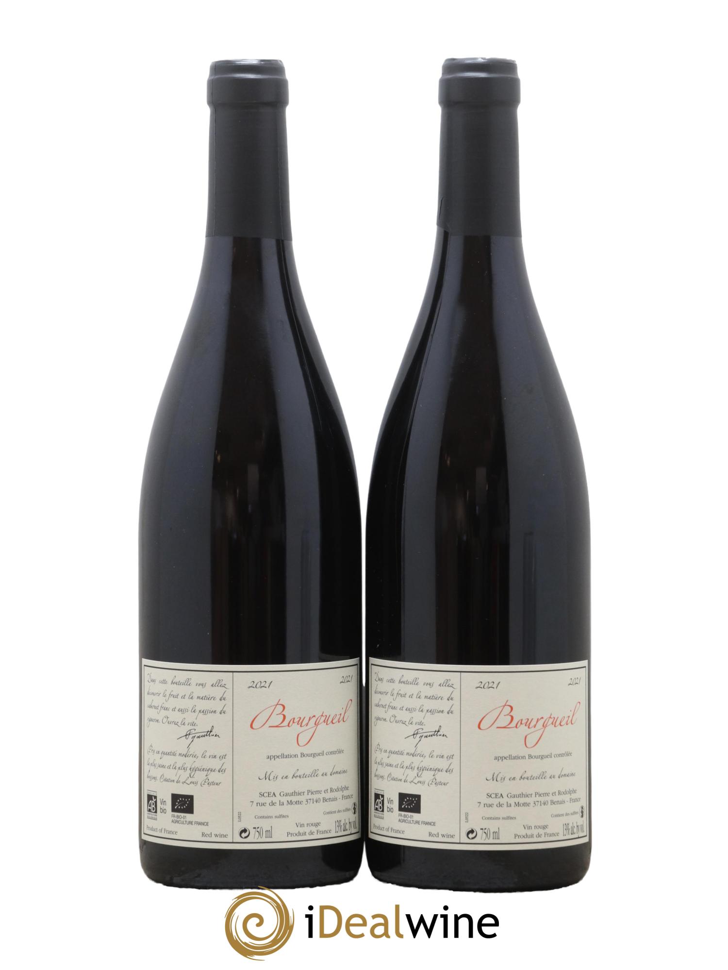 Bourgueil Jour de Soif Domaine du Bel Air 2021 - Lot de 2 bouteilles - 1