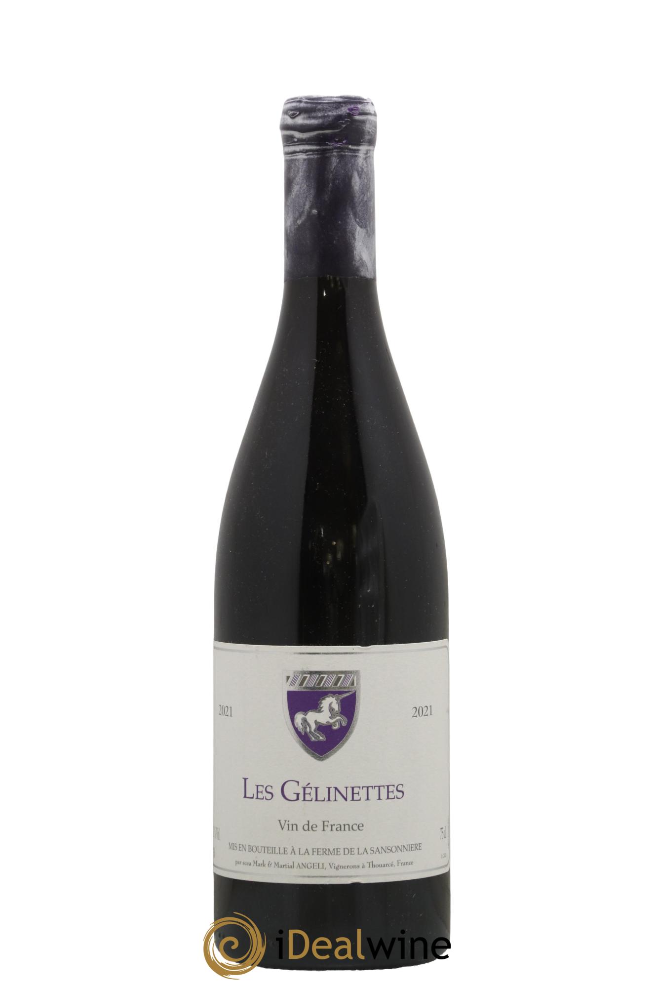 Vin de France Les Gélinettes Mark Angeli (Domaine) - Ferme de la Sansonnière 2021 - Posten von 1 Flasche - 0