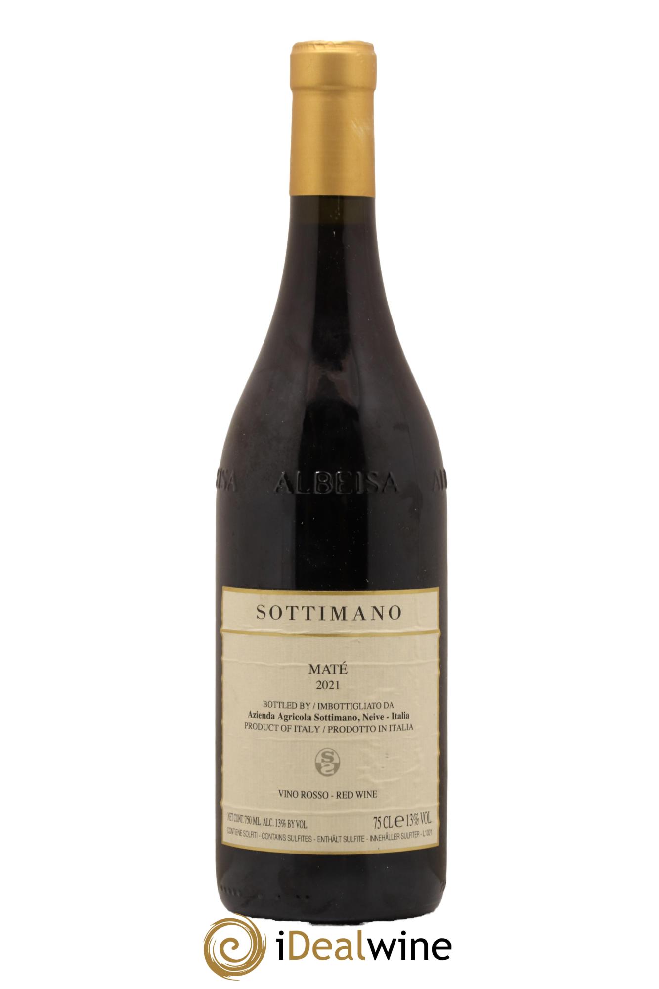 Piémont Maté Sottimano 2021 - Lot de 1 bouteille - 0