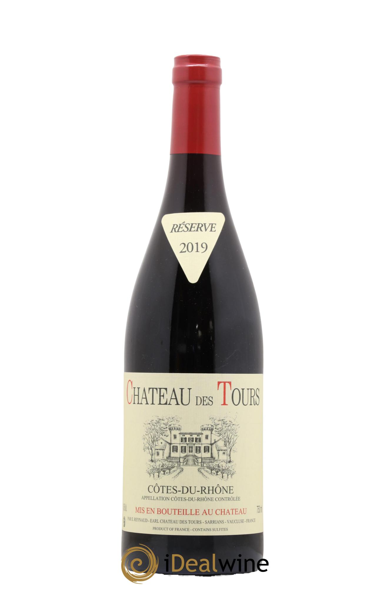 Côtes-du-Rhône Château des Tours Emmanuel Reynaud 2019 - Lot de 1 bouteille - 0
