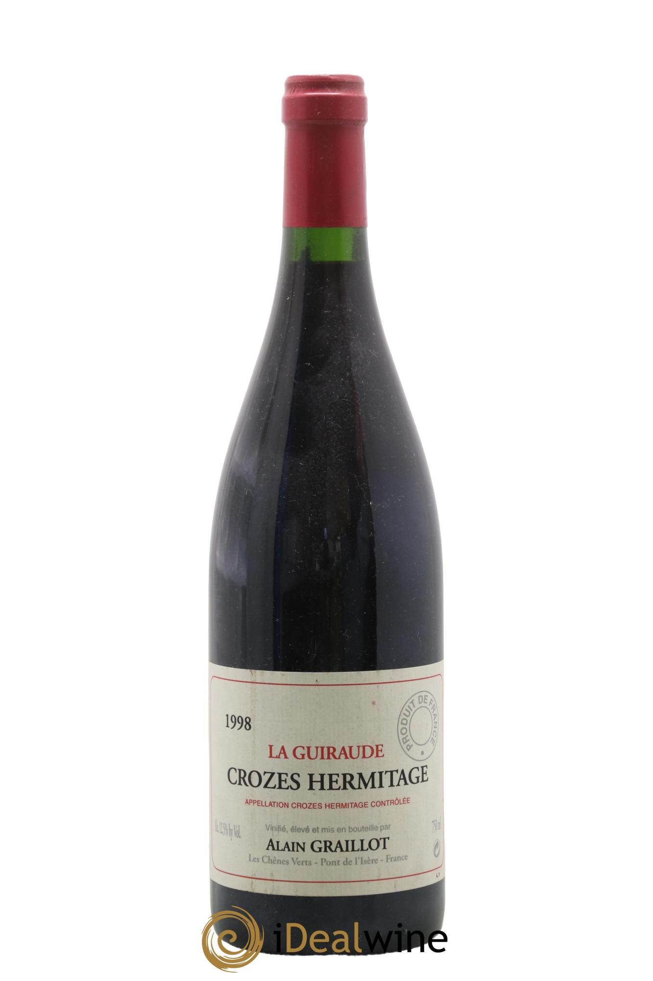 Crozes-Hermitage La Guiraude Domaine Graillot 1998 - Posten von 1 Flasche - 0