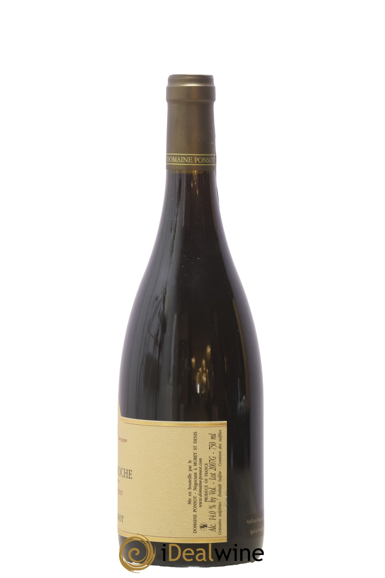 Clos de la Roche Grand Cru Vieilles Vignes Ponsot (Domaine) 2007 - Lotto di 1 bottiglia - 1