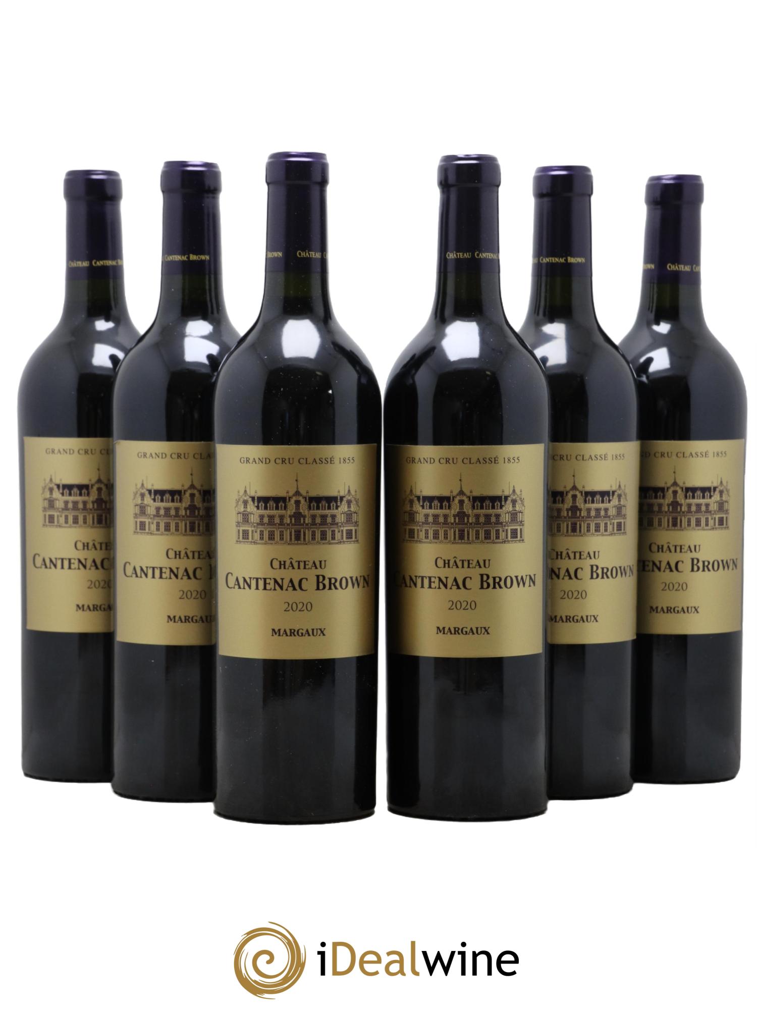 Château Cantenac Brown 3ème Grand Cru Classé 2020 - Lot de 6 bouteilles - 0
